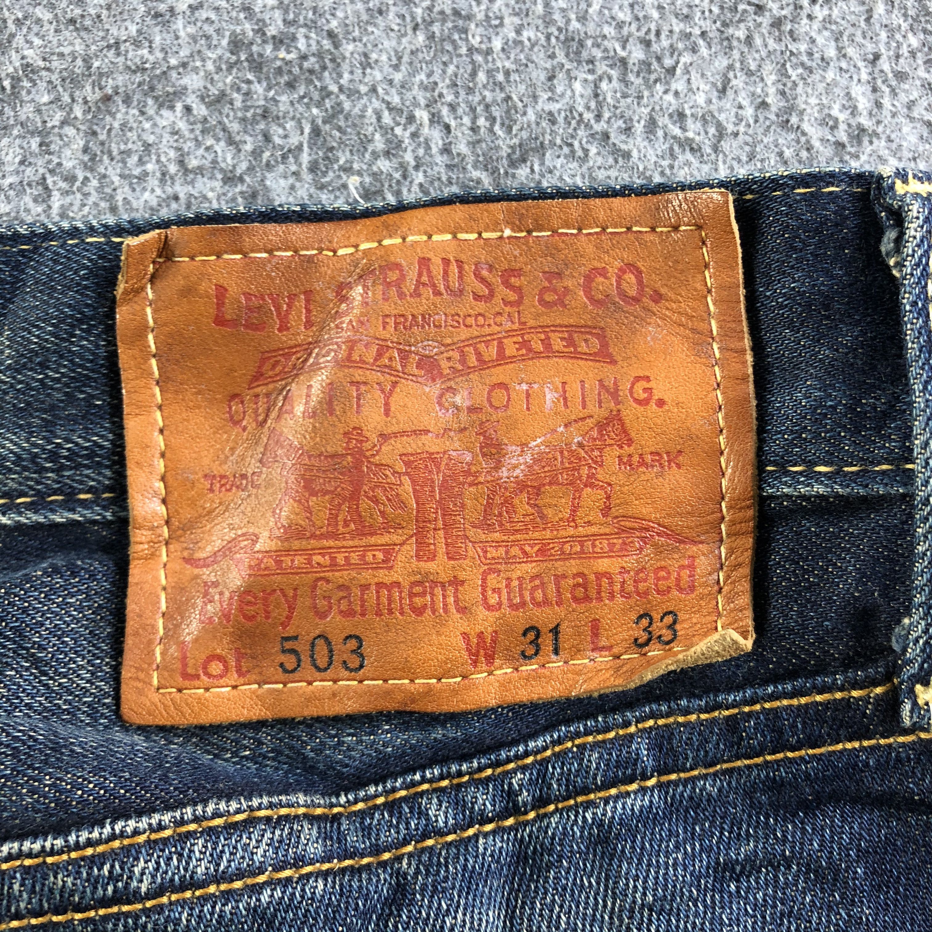 Levi's Vintage Rusty Levis 503 Jeans-J3825 Size US 33 - 5 Thumbnail