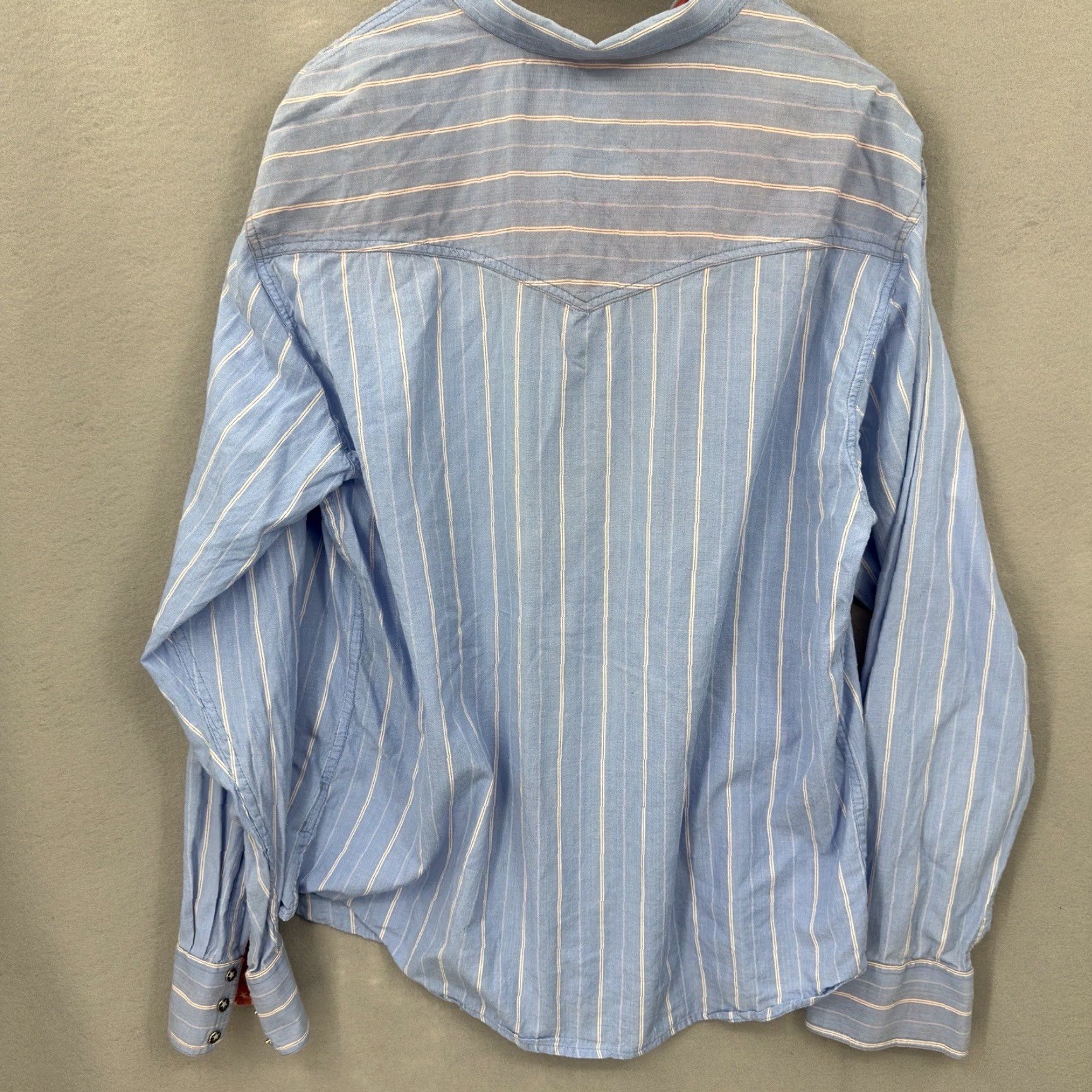Scully VINTAGE Scully Shirt Men XL Blue Western Casual Embroidered Button-Up Cowboys Decade: 90s Mens Size US XL / EU 56 / 4 - 5 Thumbnail