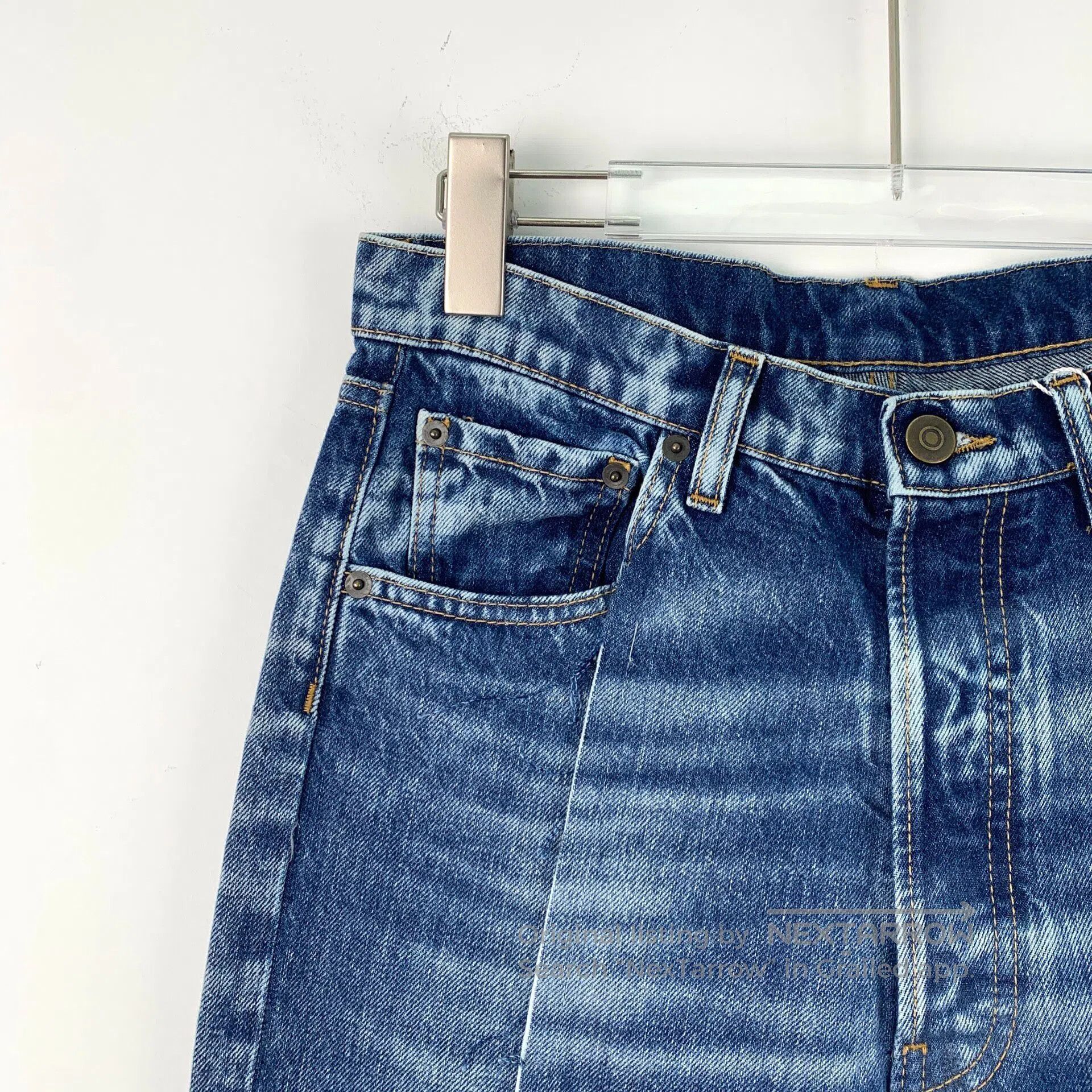 Maison Margiela Maison Margiela Blue Washed Cotton Casual Denim Long Pants Size US 40 / EU 56 - 3 Thumbnail