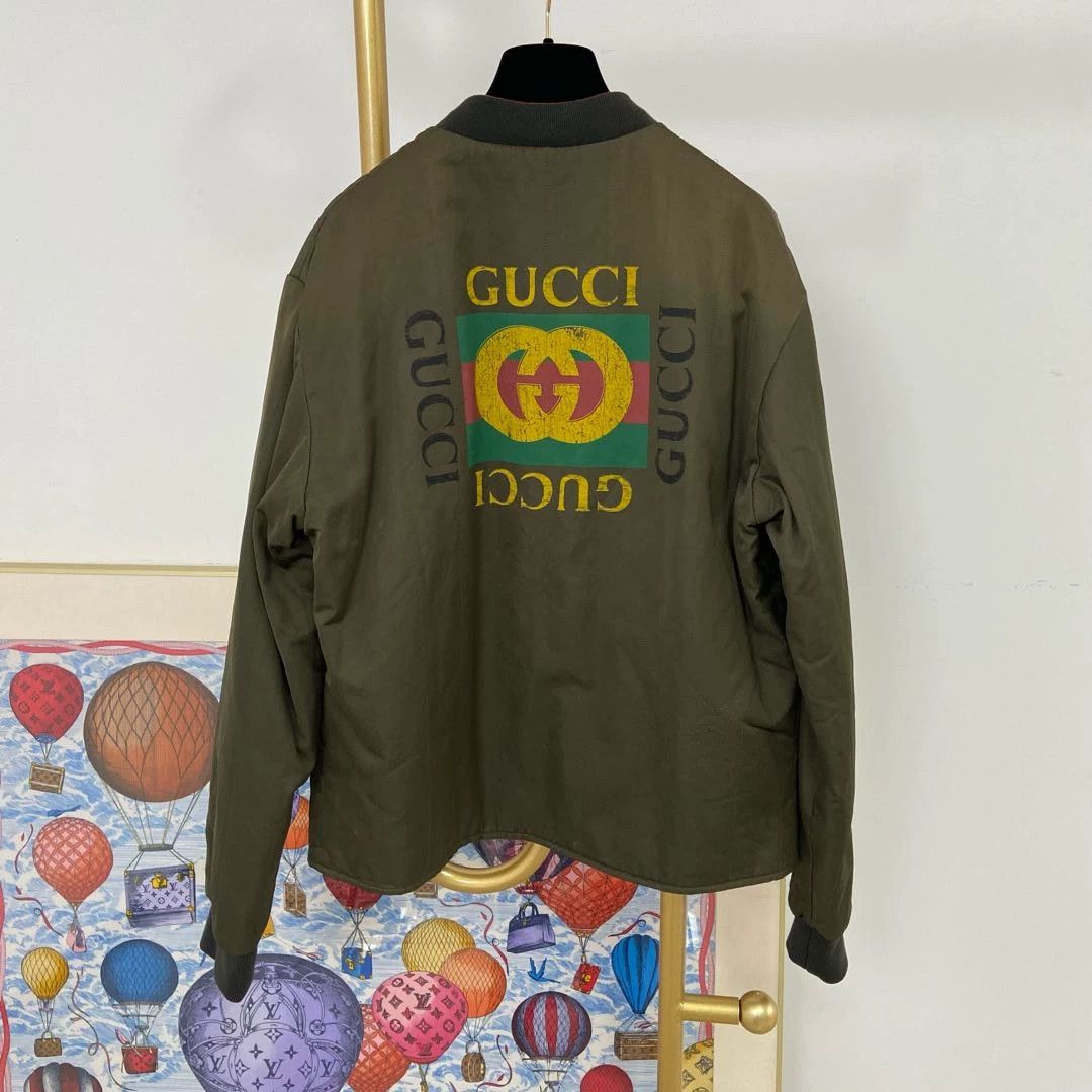Gucci Gucci kitten embroidery double-faced jacket size 46 Size US S / EU 44-46 / 1 - 2 Thumbnail