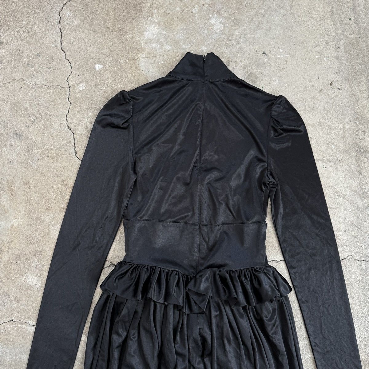 Designer × H&M Paco Rabanne x H&M Midi Black Dress Size XS / US 0-2 / IT 36-38 - 8 Thumbnail
