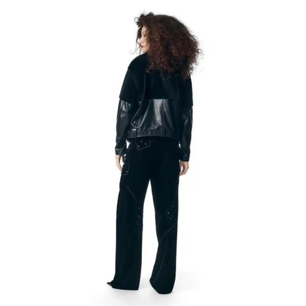 Tom Ford o1loc1c1124 PAW540 Velvet Cargo Pant in Black Size 26" / US 2 / IT 38 - 3 Thumbnail