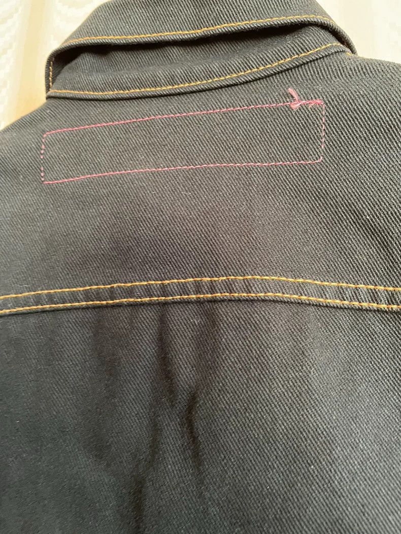Comme des Garcons Comme Des Garcons Black Button Open Line Denim Jacket Jack Size S / US 4 / IT 40 - 5 Thumbnail
