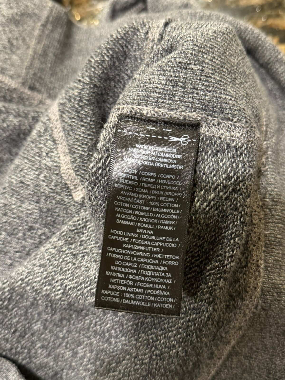 RRL Ralph Lauren RRL Ralph Lauren Gray French Terry Zip Up Hoodie Size US XL / EU 56 / 4 - 14 Thumbnail