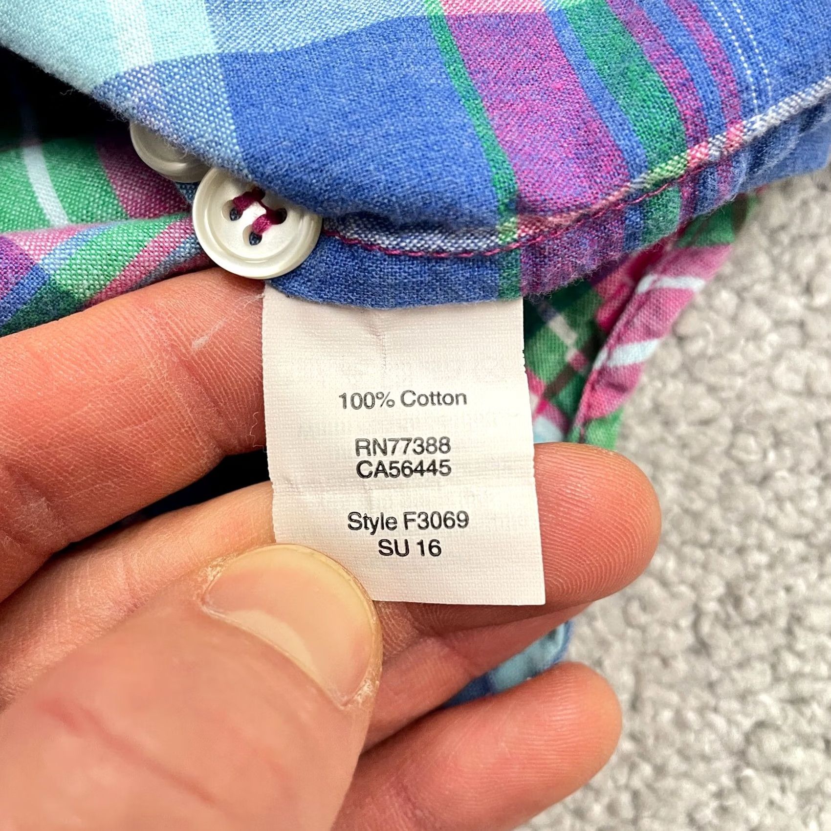 J.Crew J. Crew Button Up Shirt Womens XS Multicolor Long Sleeve Cotton Casual Top Size XS / US 0-2 / IT 36-38 - 5 Thumbnail