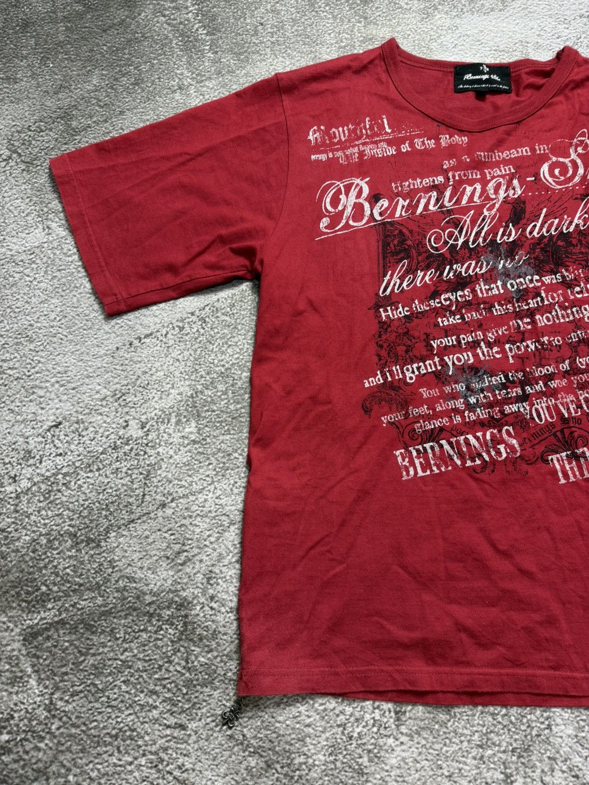 BERNINGS SHO BERNINGS SHO CRAZY POEM TEE Size US M / EU 48-50 / 2 - 6 Thumbnail