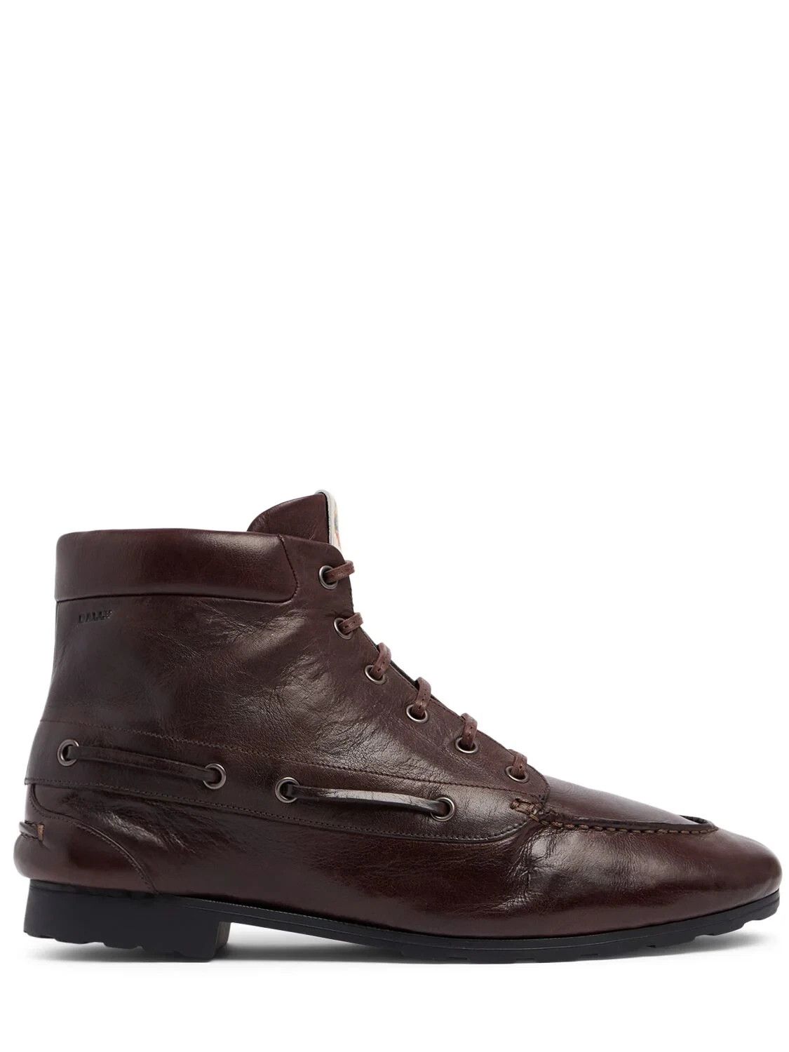 Bally BALLY Paphos Dark Brown Leather Ankle Boots New Size US 7 / IT 37 - 1 Thumbnail