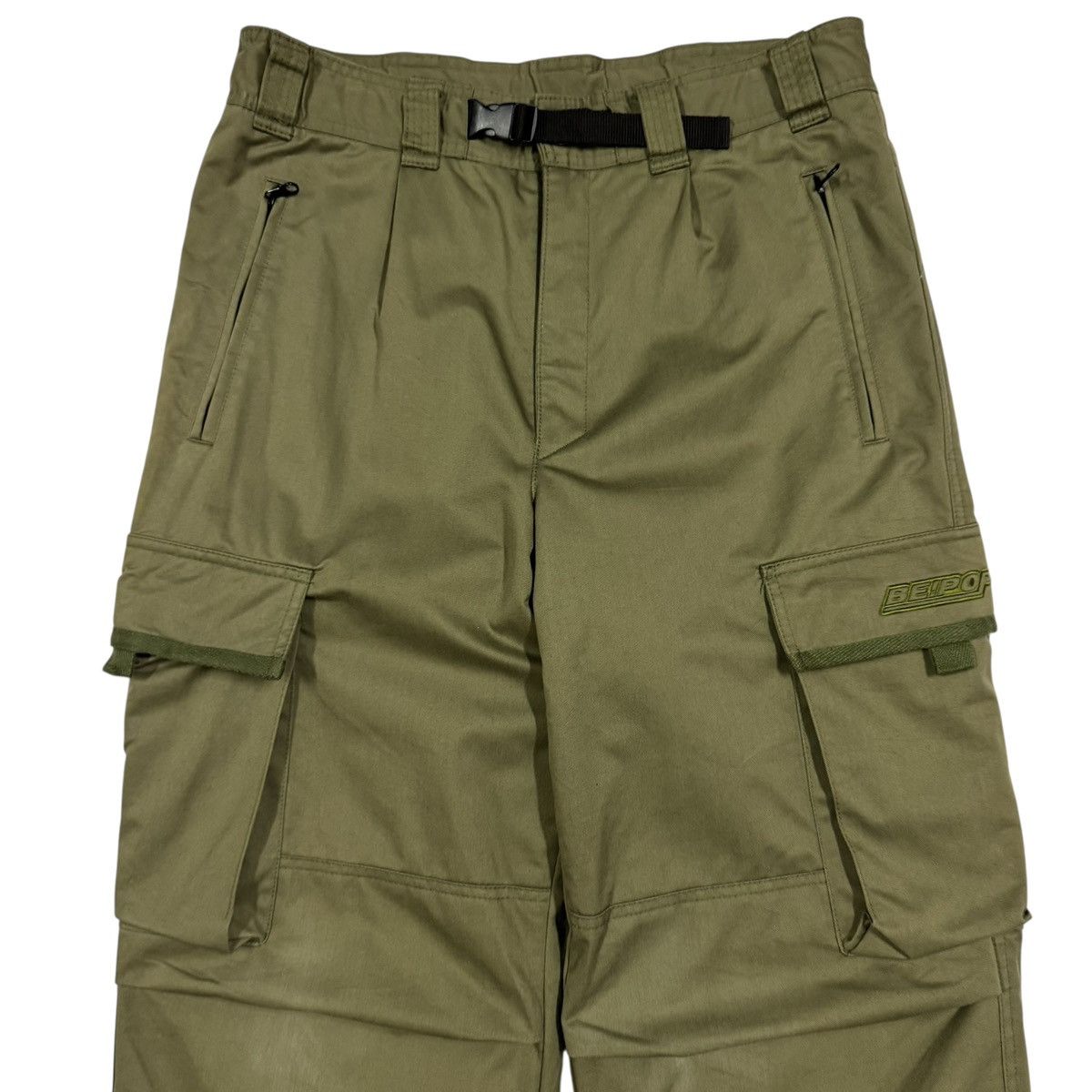 Other Vtg🔥Beipop Japana Olive Green Cargo Pants Snowboard Size US 33 - 3 Thumbnail