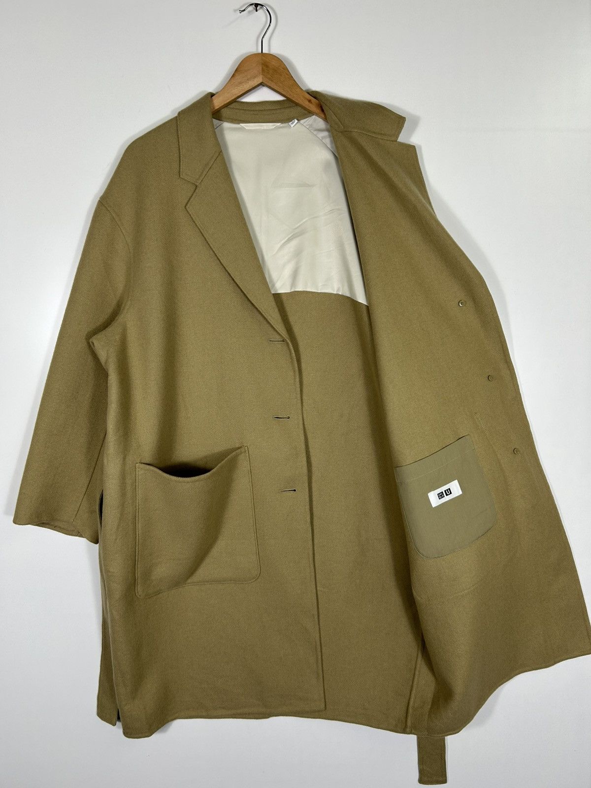 Lemaire × Uniqlo Christophe Lemaire x Uniqlo Oversized Belted Coat Size US L / EU 52-54 / 3 - 9 Thumbnail