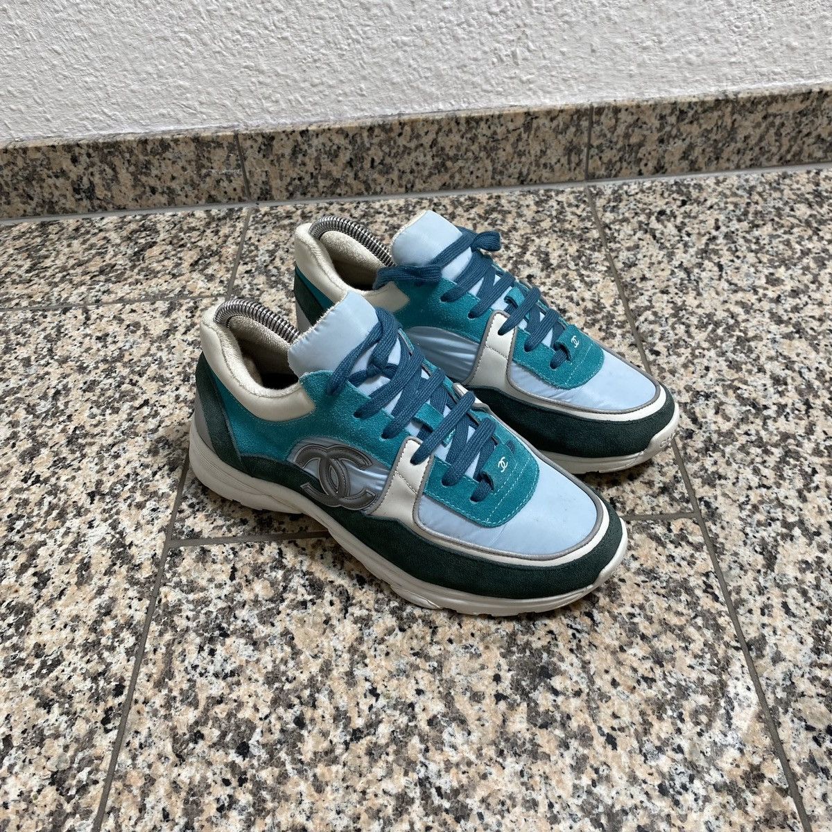 Chanel Chanel Sneakers Suede Nylon Reflective (2019) Size US 6.5 / EU 39-40 - 17 Thumbnail