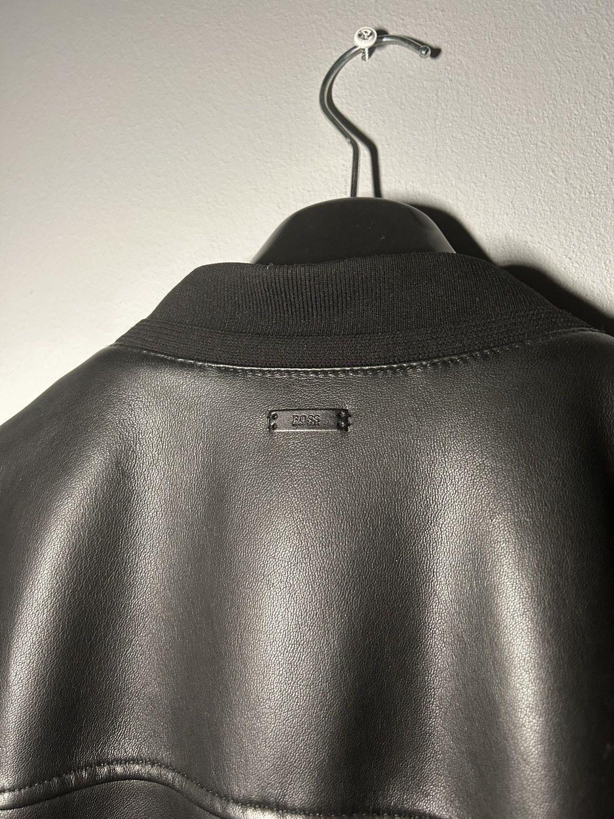 Hugo Boss HUGO BOSS Lamb Leather Jacket FW/20 Size US L / EU 52-54 / 3 - 5 Thumbnail