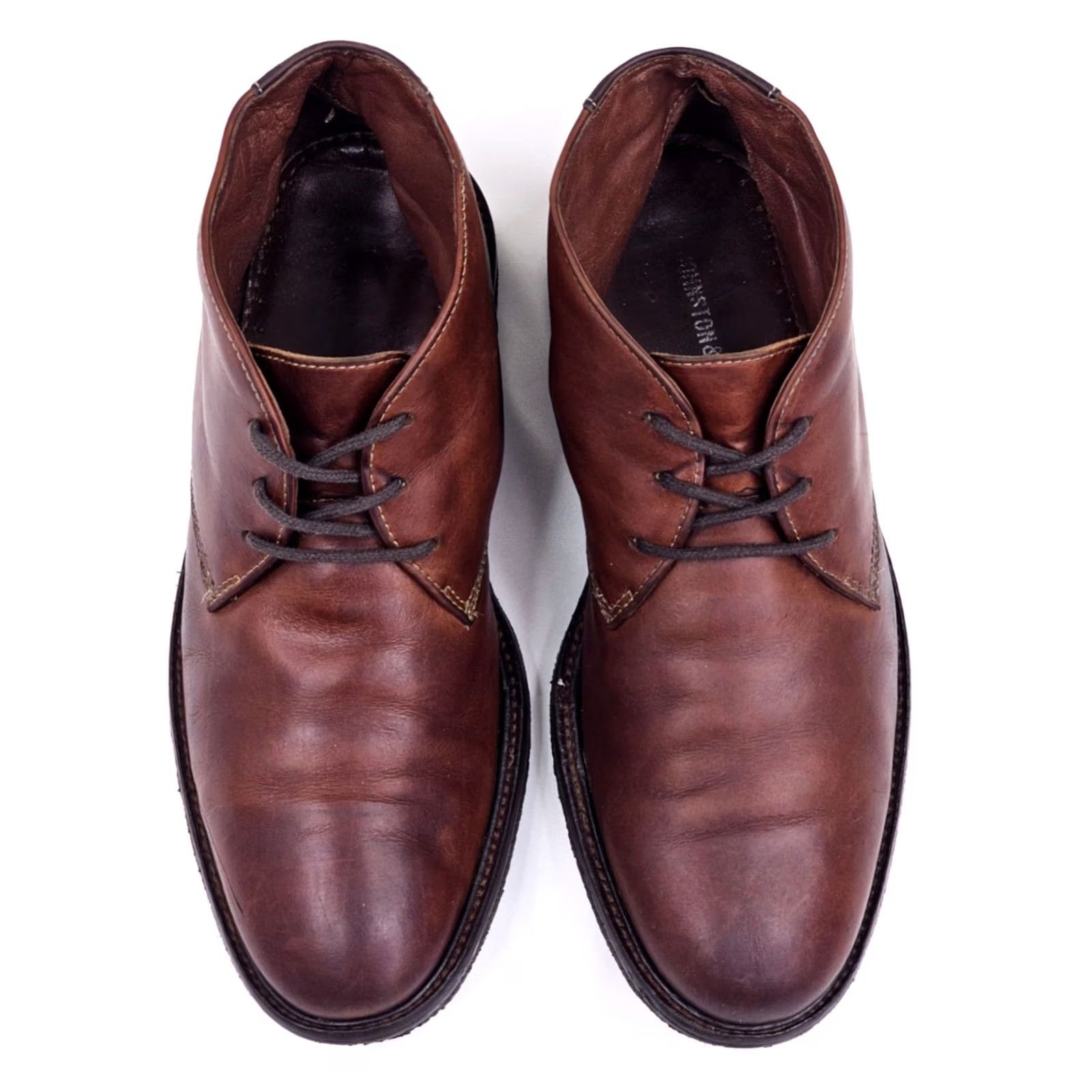 Johnston & Murphy Johnston & Murphy Copeland Chukka Boots Brown Leather Sheepskin Men 7.5M Size US 8 / EU 41 - 5 Thumbnail