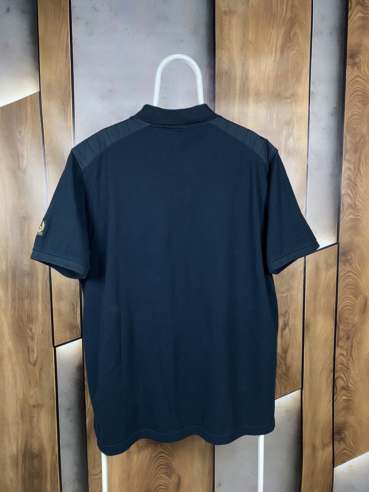 Belstaff 🌑Polo T-Shirt Belstaff Nylon Shoulder Inserts 🌑 Size US XXL / EU 58 / 5 - 9 Thumbnail