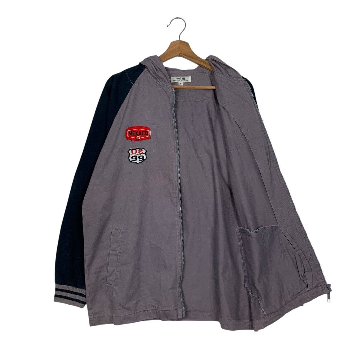 Japanese Brand Bard Trucker US Route 99 Hooded Zipper Jacket Size US L / EU 52-54 / 3 - 10 Thumbnail