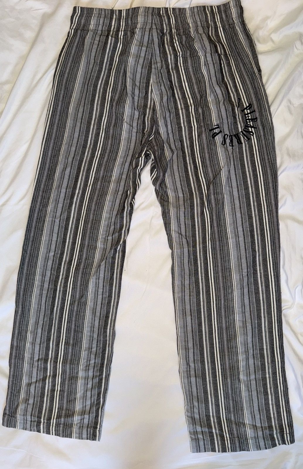 Pleasures Pleasures – Control Striped Easy Pant (Striped Relaxed Pant) Size US 32 / EU 48 - 3 Thumbnail