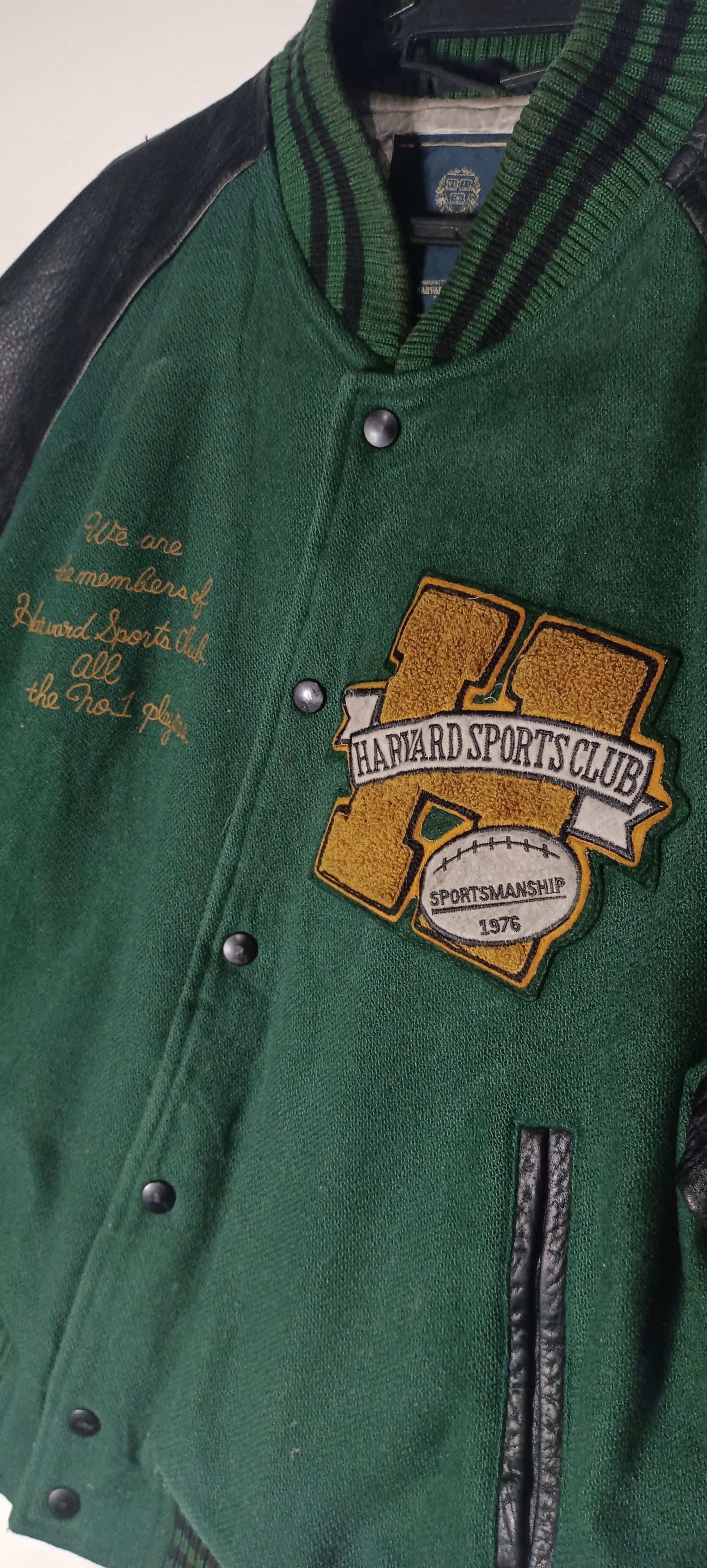 Other Japanese Brand x Havard Sport Club Varsity Learther Vintage Size US L / EU 52-54 / 3 - 5 Thumbnail