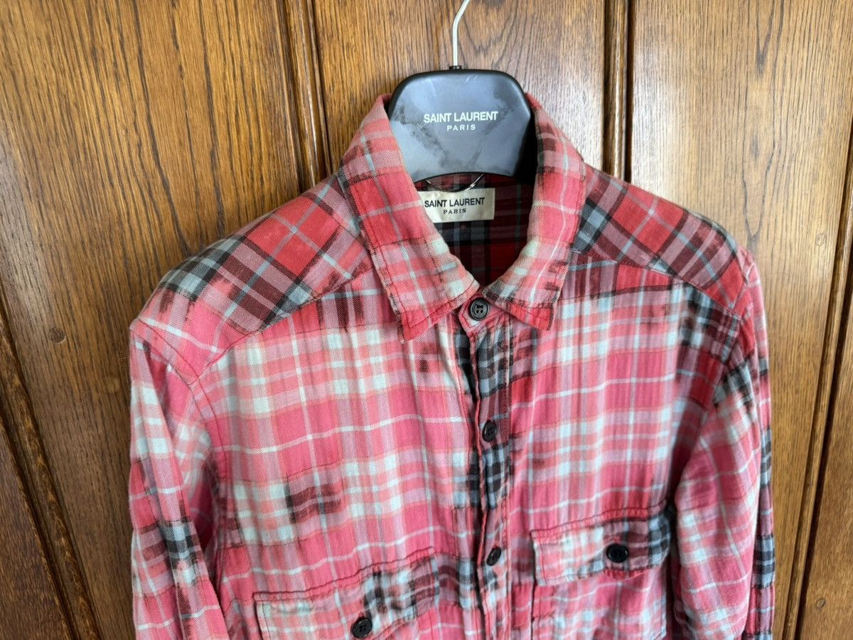 Saint Laurent Paris SS16 Holy Grail Saint Laurent Hedi Slimane raw hem flannel S Size US S / EU 44-46 / 1 - 11 Thumbnail