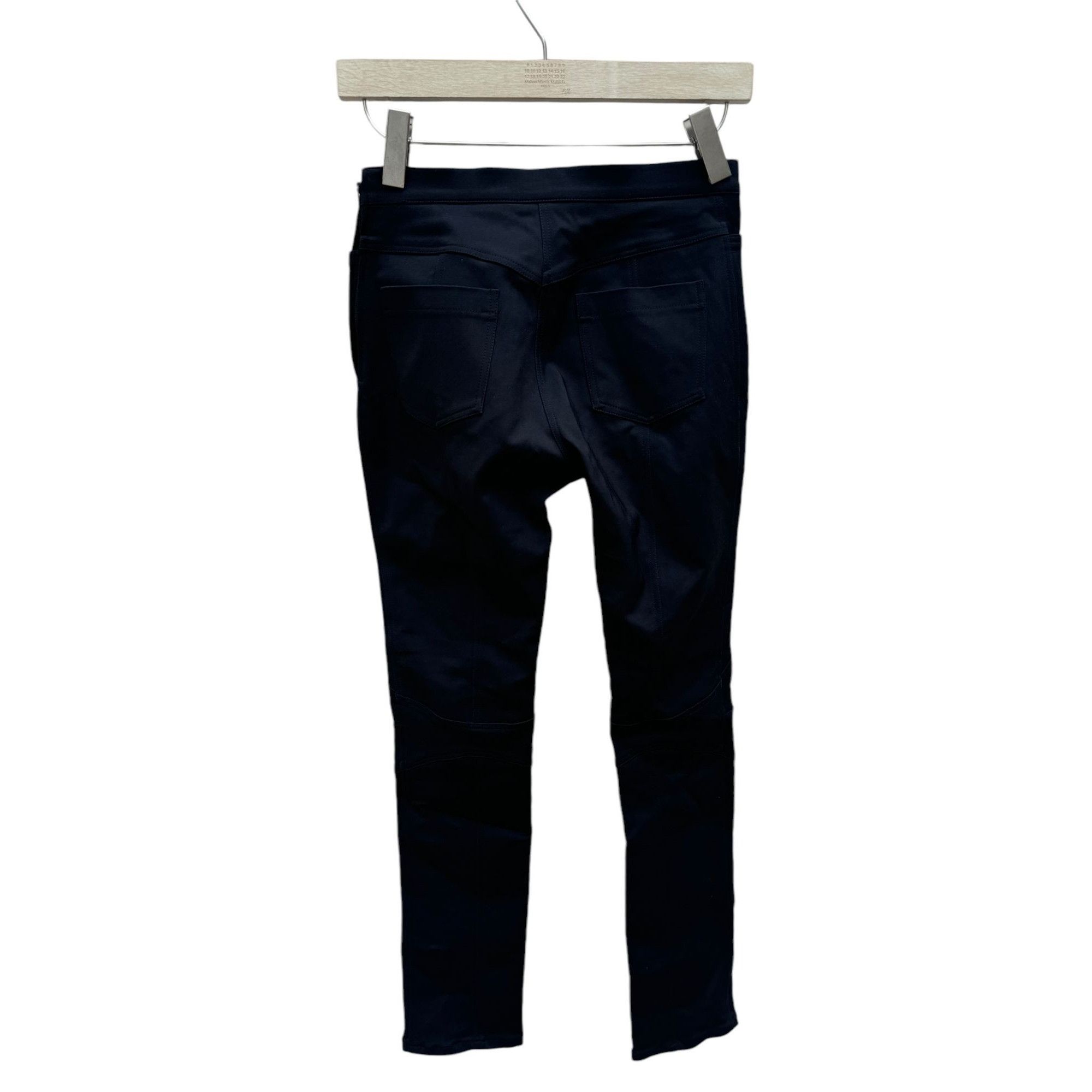 Mugler × Thierry Mugler Dark Navy Slim fit Biker Pants Size 24" / US 00 / IT 34 - 3 Thumbnail