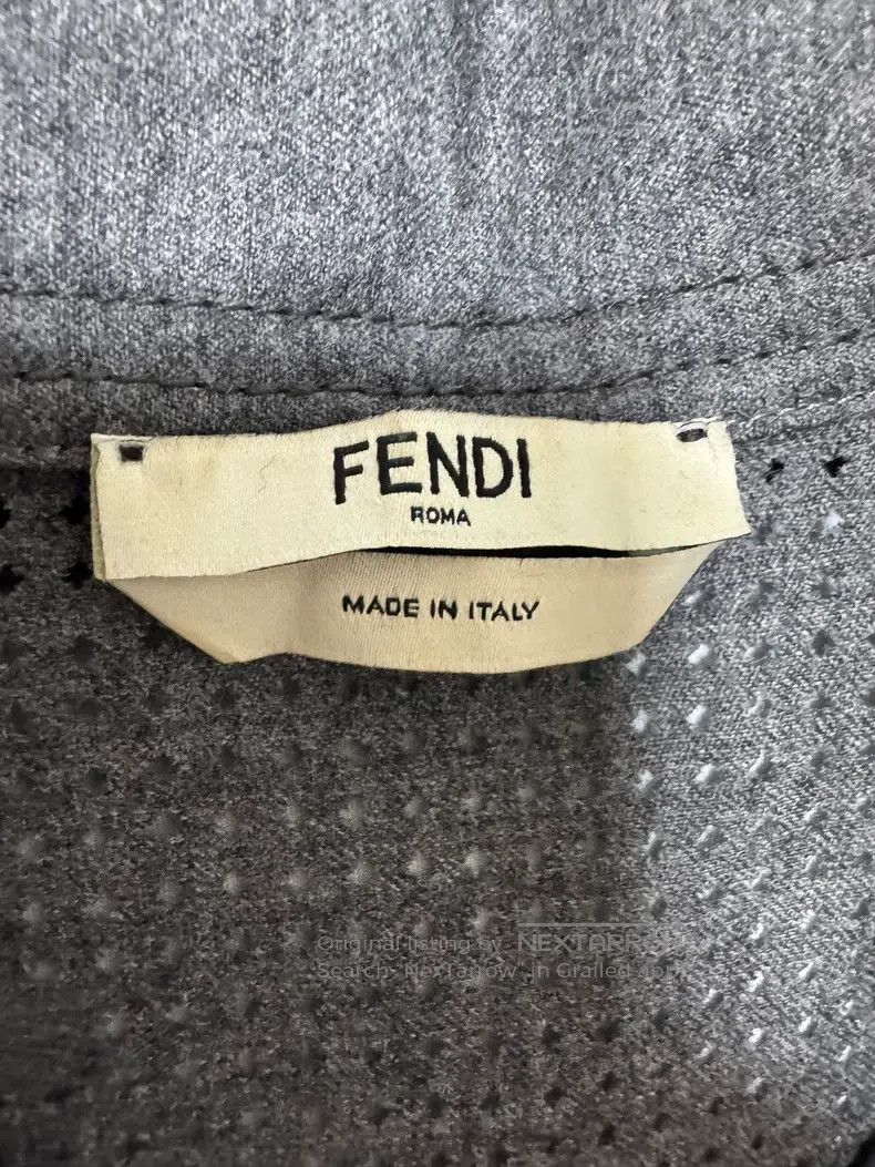 Fendi Fendi Wool short-sleeve, 100% wool, short-sleeve polo shir Size US XXS / EU 40 - 6 Thumbnail