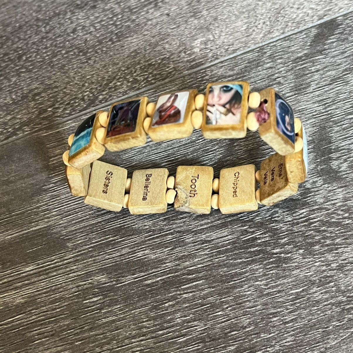 Drain Gang × Sad Boys Fakemink x Bazo 1199 Etna Vera Vela Beige Bracelet Size ONE SIZE - 3 Thumbnail