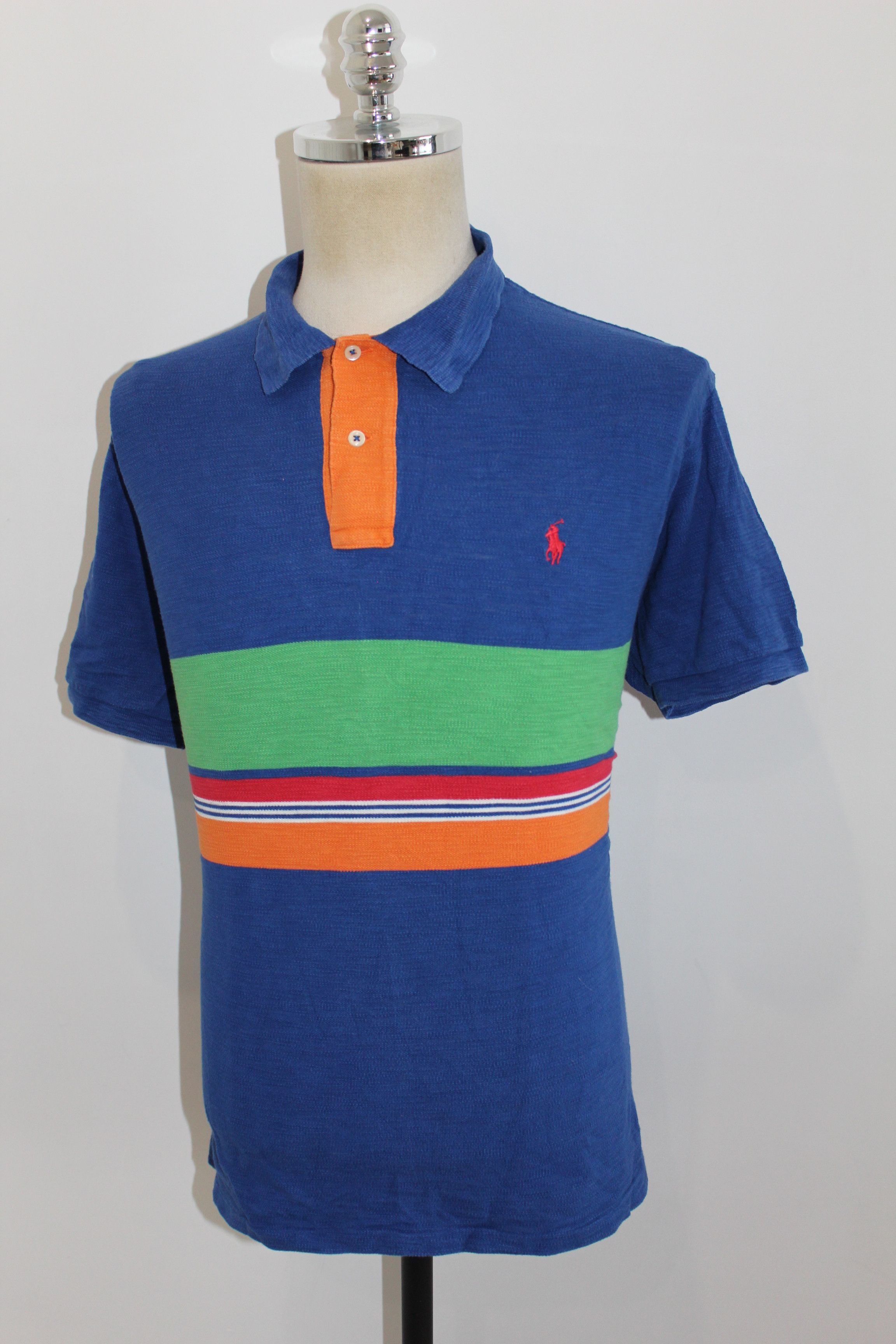 Polo Ralph Lauren RALPH LAUREN Polo Short Sleeve Blue Polo Shirt Size US L / EU 52-54 / 3 - 1 Thumbnail