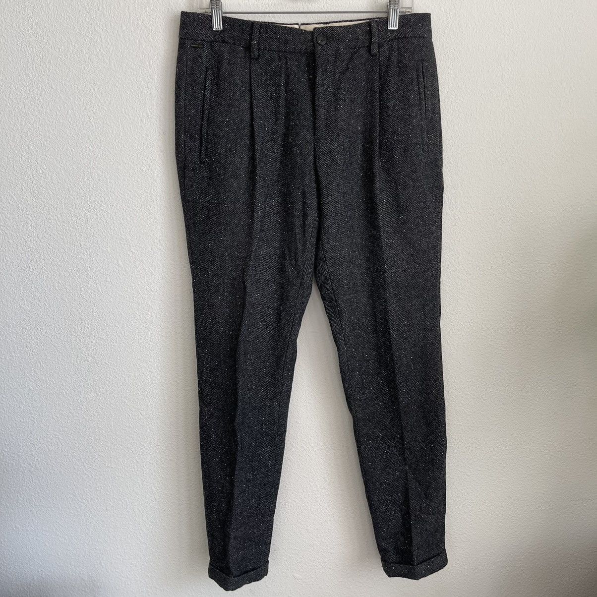 Scotch & Soda Scotch and Soda Blake Speckeld Wool Cuffed Trouser Pants Size US 30 / EU 46 - 1 Thumbnail