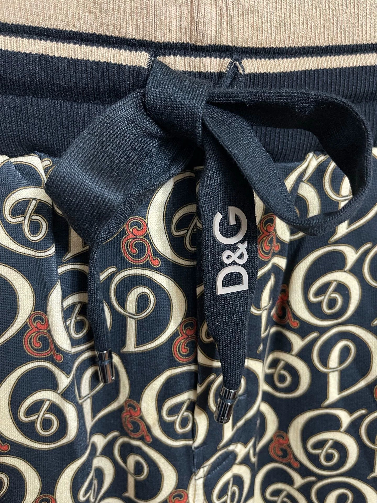 Dolce & Gabbana DG Black Gold Slim Sweatpants IT 46 New With Tags Print Logo Size US 34 / EU 50 - 3 Thumbnail