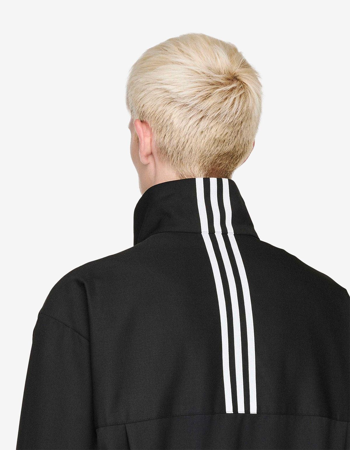 Y-3 Y-3 Black Refined Wool Track Top 3-Stripes Size US XL / EU 56 / 4 - 7 Thumbnail