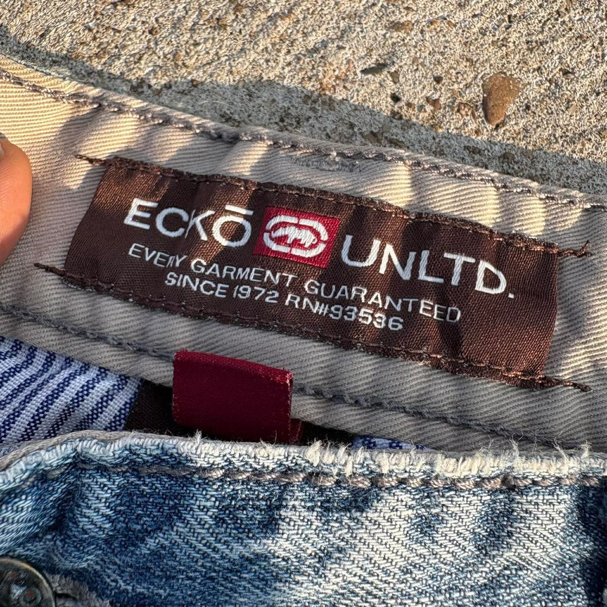 Ecko Unltd. ECKO Unltd Vintage Faded Denim Jeans Size US 38 / EU 54 - 2 Thumbnail