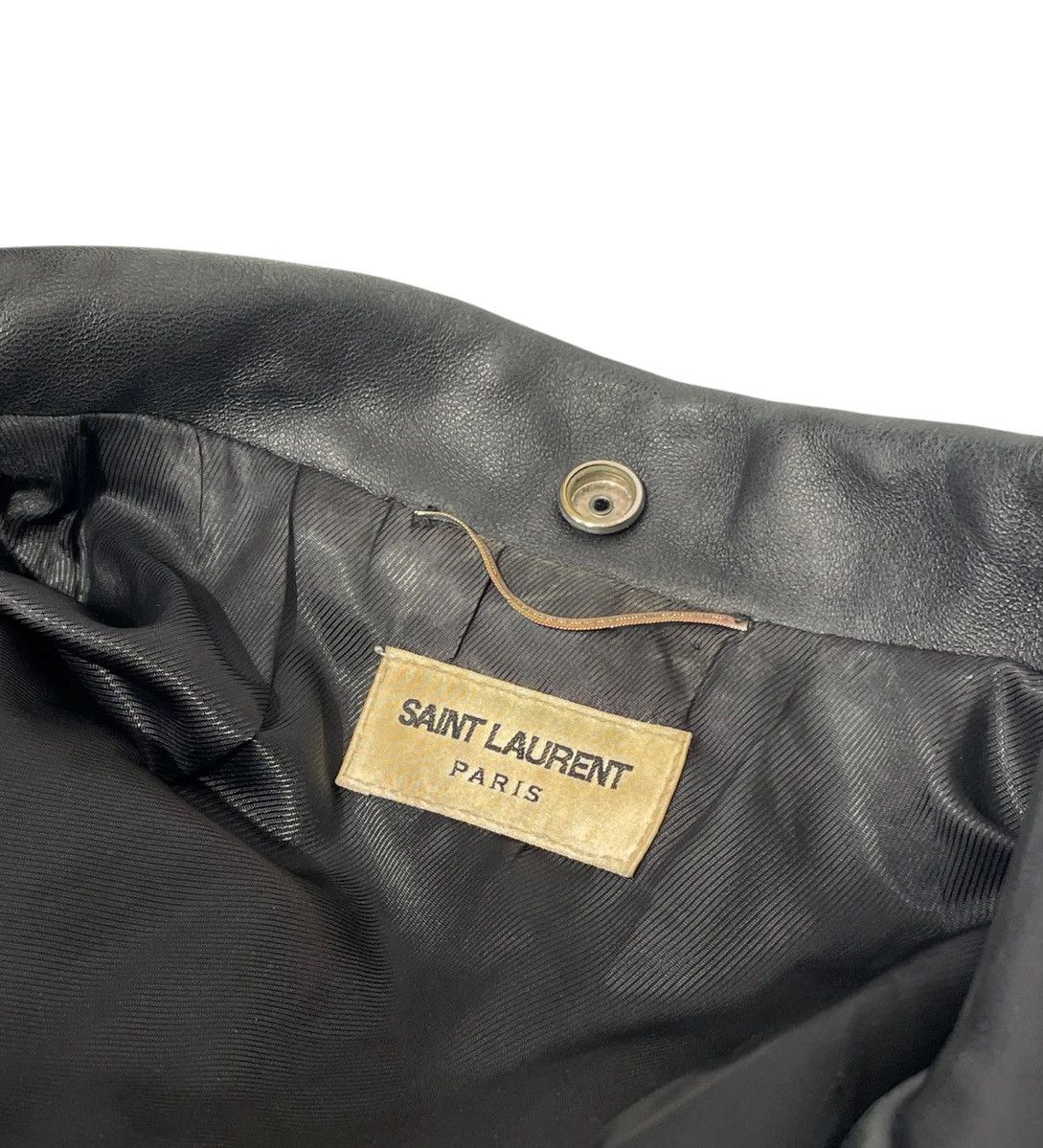 Saint Laurent Paris 🔥SUPER RARE SIZE 58 🔥Biker Jacket Size US XXL / EU 58 / 5 - 6 Thumbnail