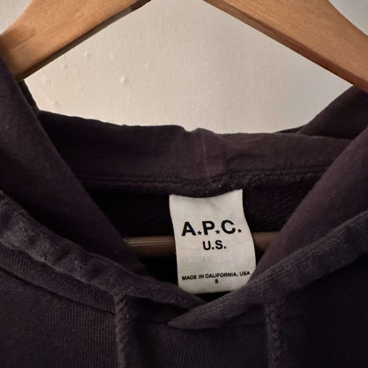 A.P.C. A.P.C Navy Hoodie Size US S / EU 44-46 / 1 - 3 Thumbnail