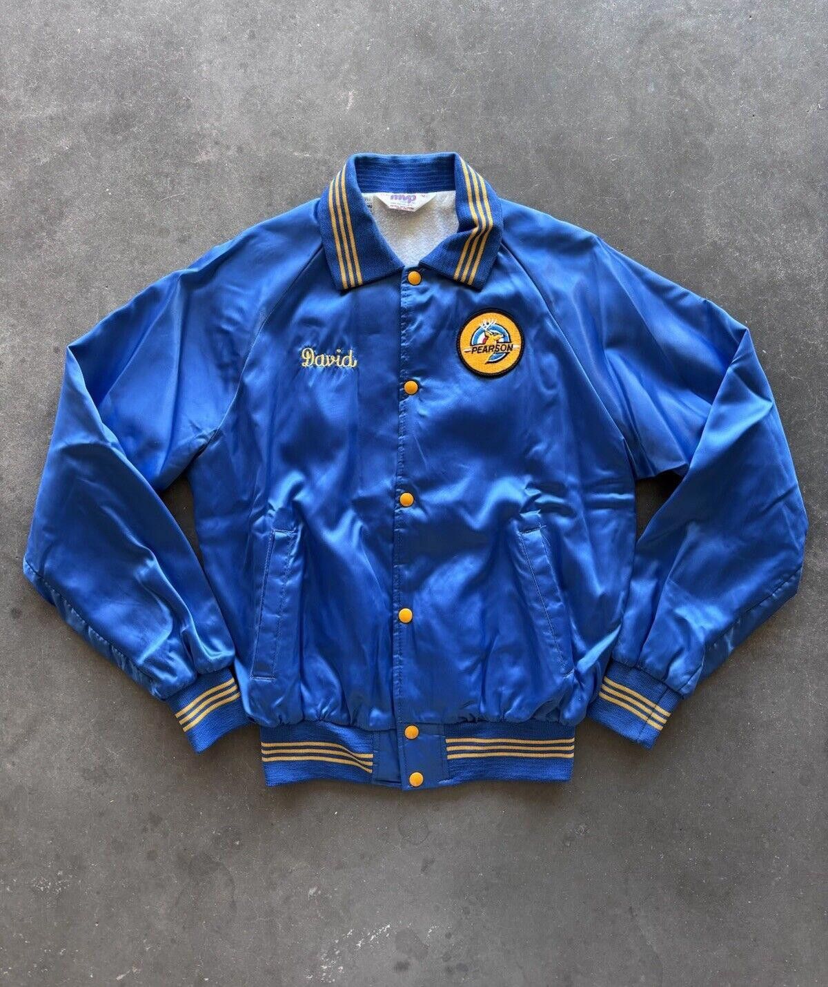 Vintage Vintage 80s Ben Pearson Satin Snap Up Jacket Medium MVP Inc Size US M / EU 48-50 / 2 - 1 Thumbnail
