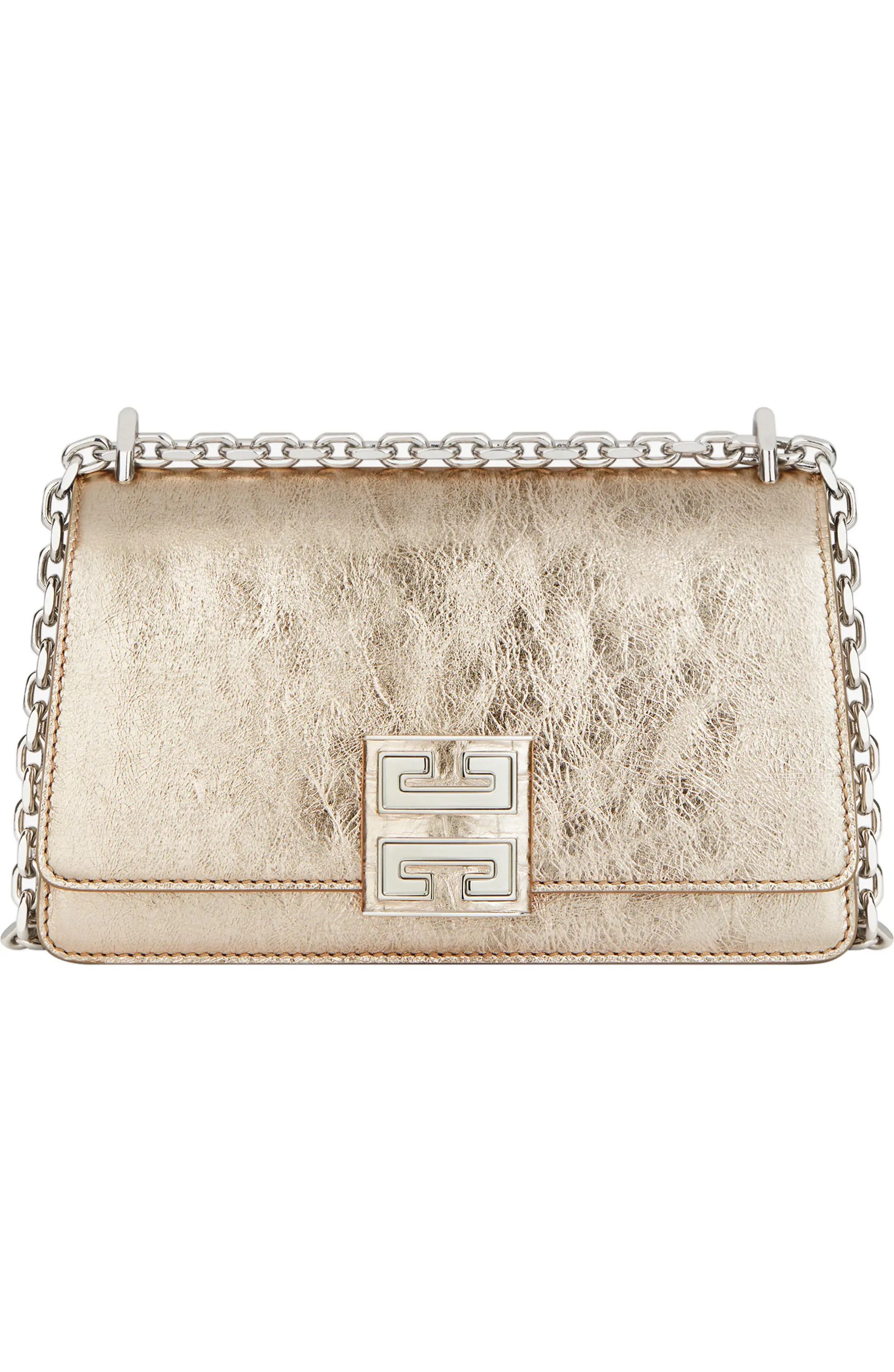 Givenchy o1w1db10525 Size: OS/4G Small Sliding Chain Bag in Golden Size ONE SIZE - 1 Thumbnail