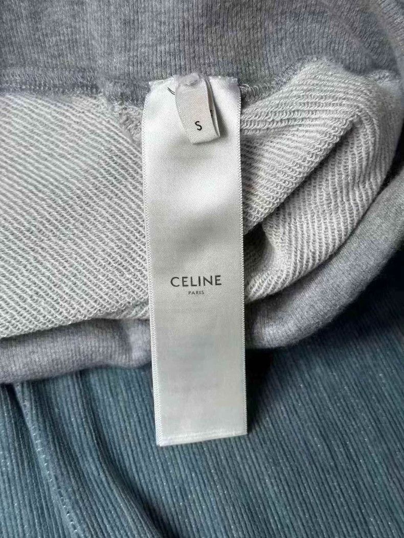 Celine Celine Gray Shorts with Drawstring Size US 30 / EU 46 - 3 Thumbnail
