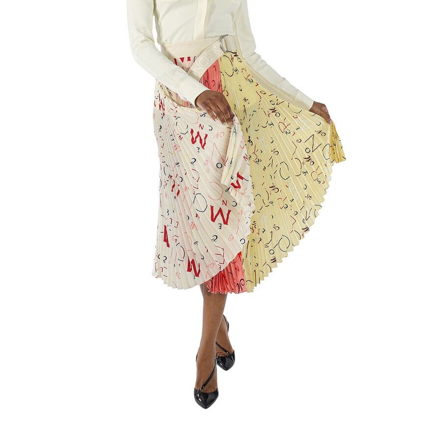 Moncler o1y1125 Midi Skirt in Multicolor Size 26" / US 2 / IT 38 - 3 Thumbnail