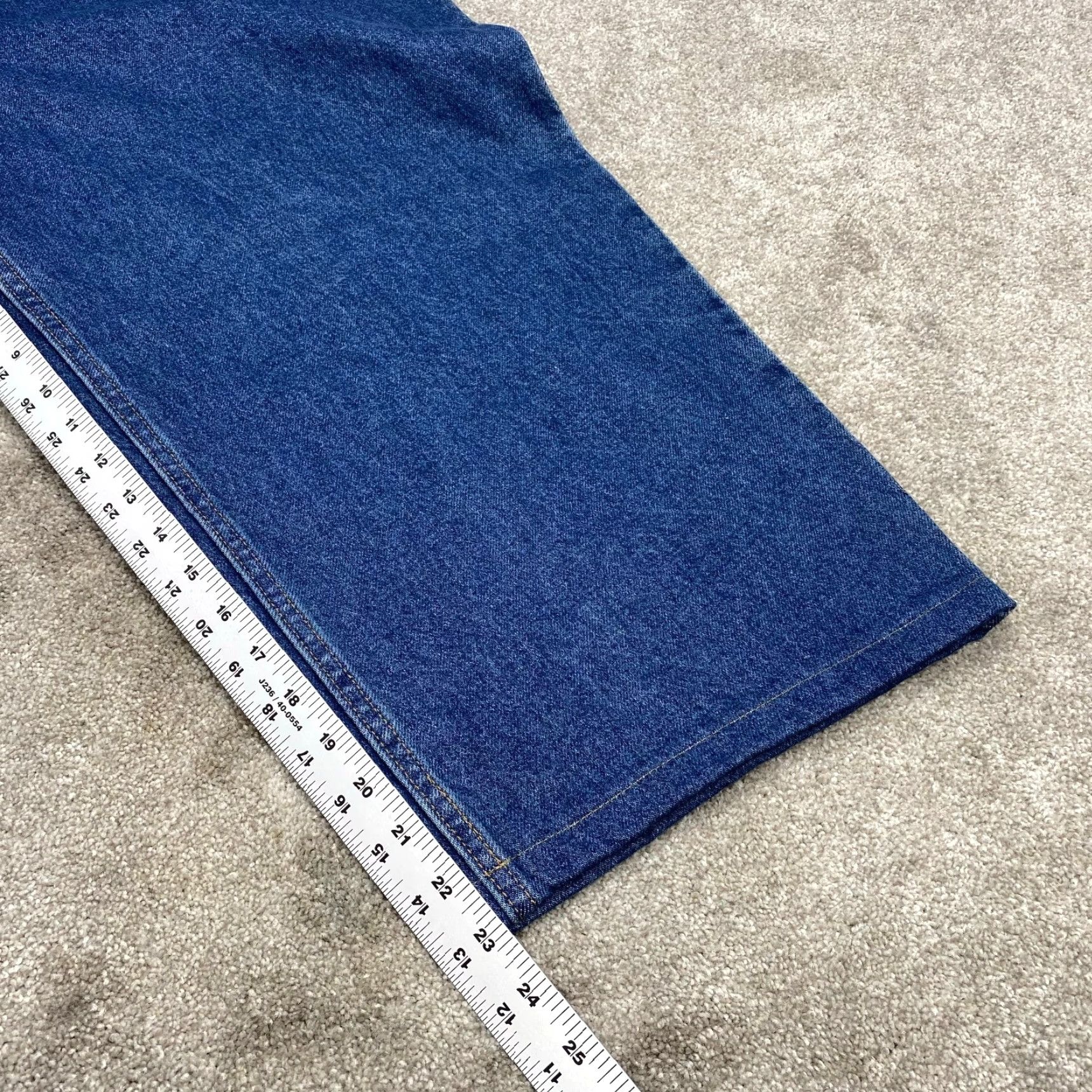 J Brand Falls Creek Jeans 44x23 Denim Blue Wash Relaxed Straight 5-Pocket Mens Big & Tall 6995 Cotton Denim Blue Wash N/A Size US 44 / EU 60 - 7 Thumbnail
