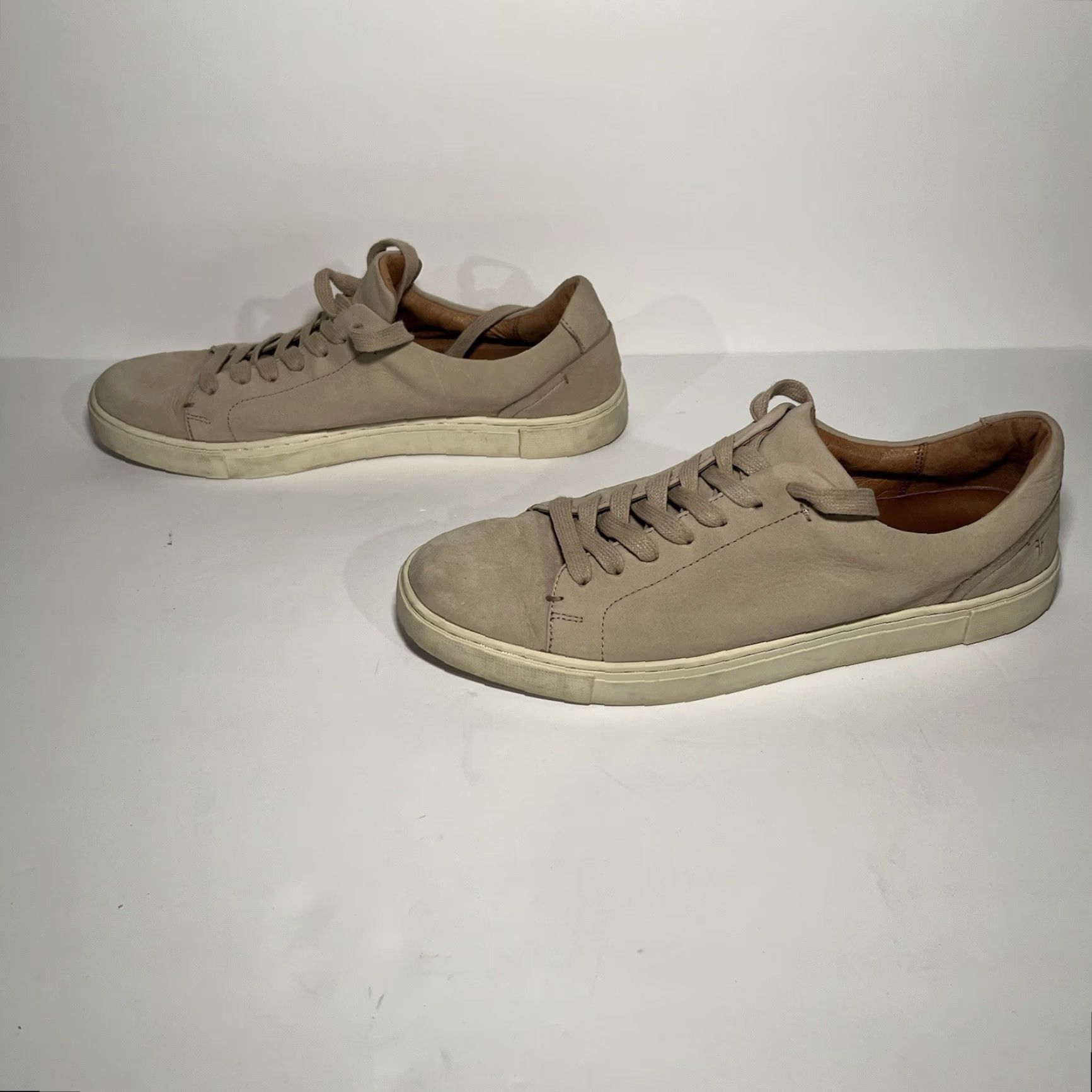 Frye Frye Sneakers Suede Brown Women 11 Low Top Lace Up 3471182-TPE Shoes Shoe Sneaker Athletic Casual Size US 11 / IT 41 - 3 Thumbnail