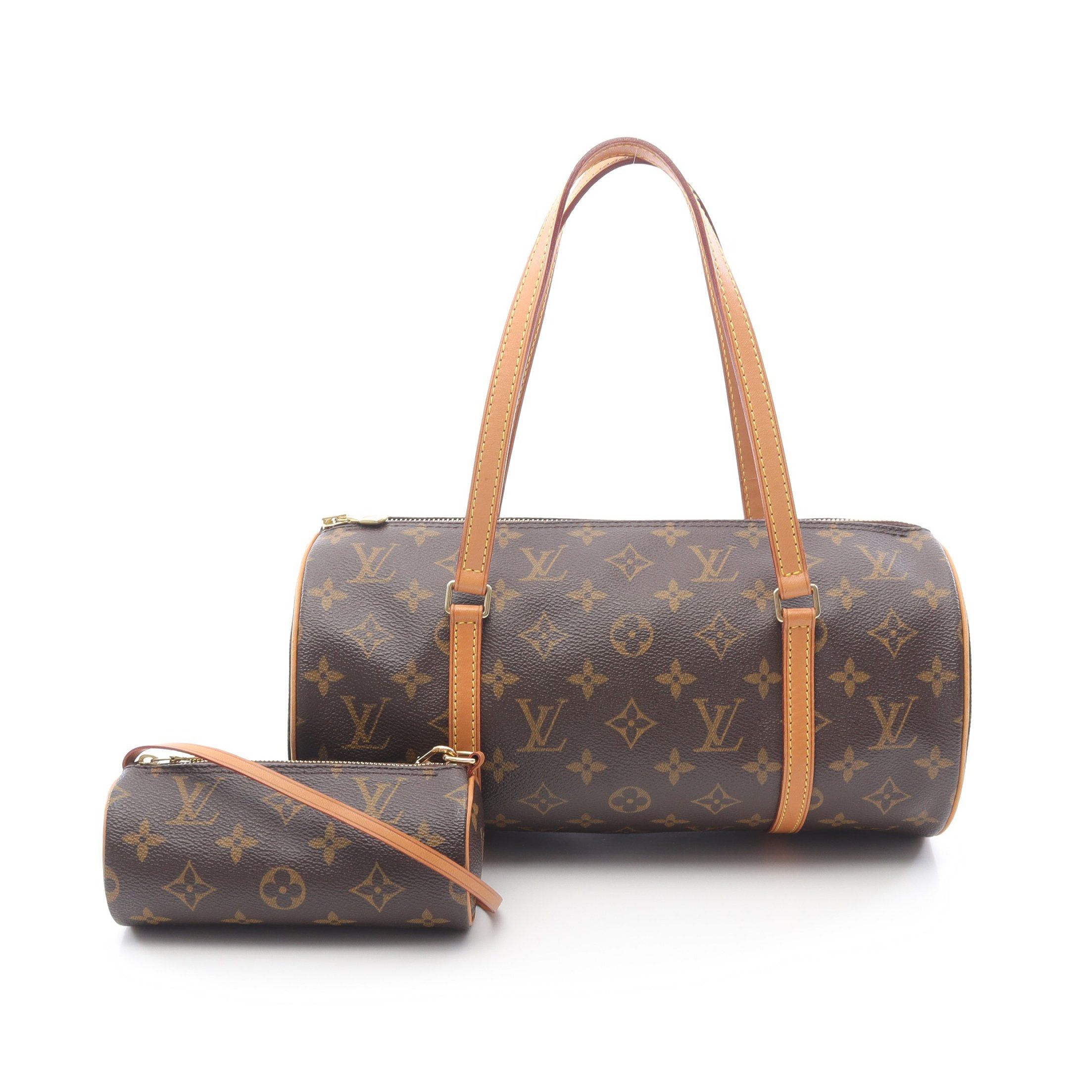 Louis Vuitton Louis Vuitton Papillon 30 Monogram Handbag Leather Brown Size ONE SIZE - 1 Thumbnail