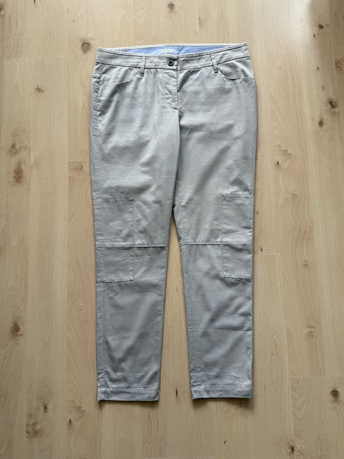 Brunello Cucinelli Brunello Cucinelli Trousers rider chino pants Size 30" / US 8 / IT 44 - 1 Thumbnail