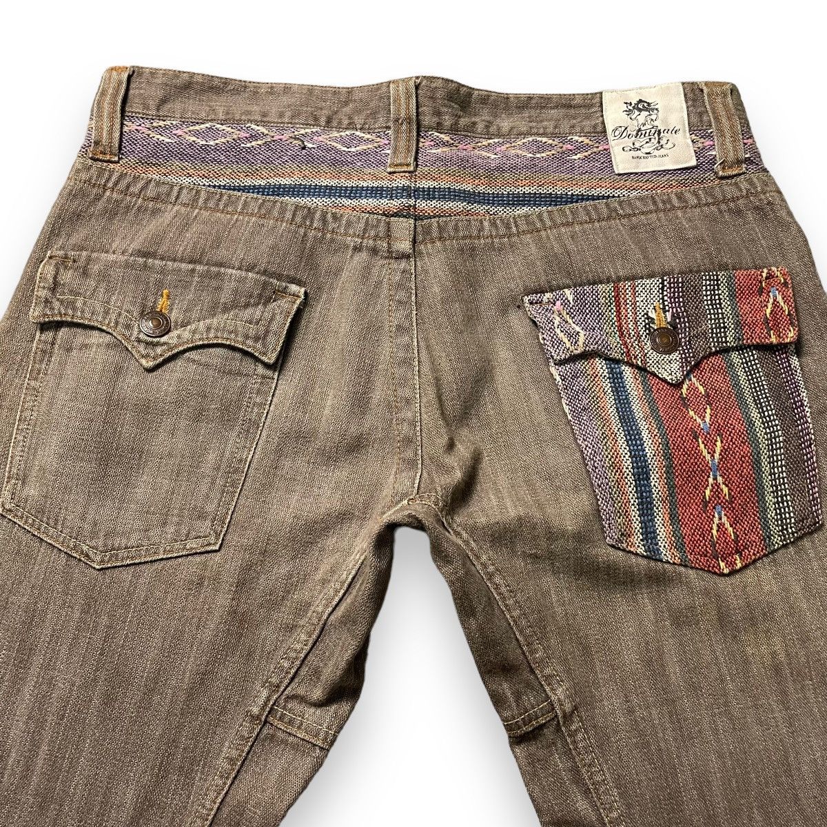 If Six Was Nine × Japanese Brand × Le Grande Bleu (L.G.B.) 🇯🇵 DOMINATE HANDCRAFTED NATIVE SPIRAL CUT JEANS Size US 34 / EU 50 - 15 Thumbnail