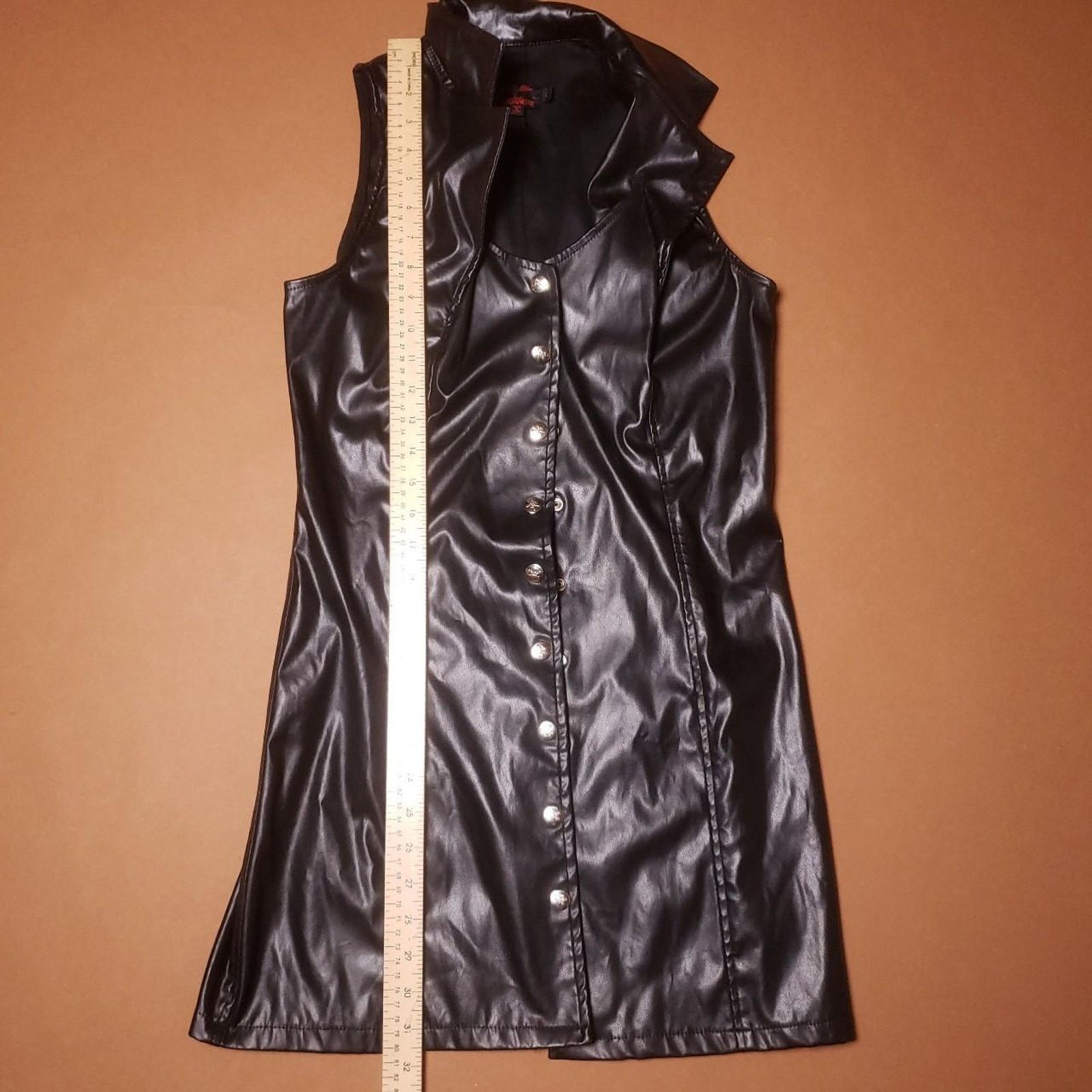 Tripp NYC Tripp NYC Leather style Trench dress Womens size Large Size L / US 10 / IT 46 - 8 Thumbnail