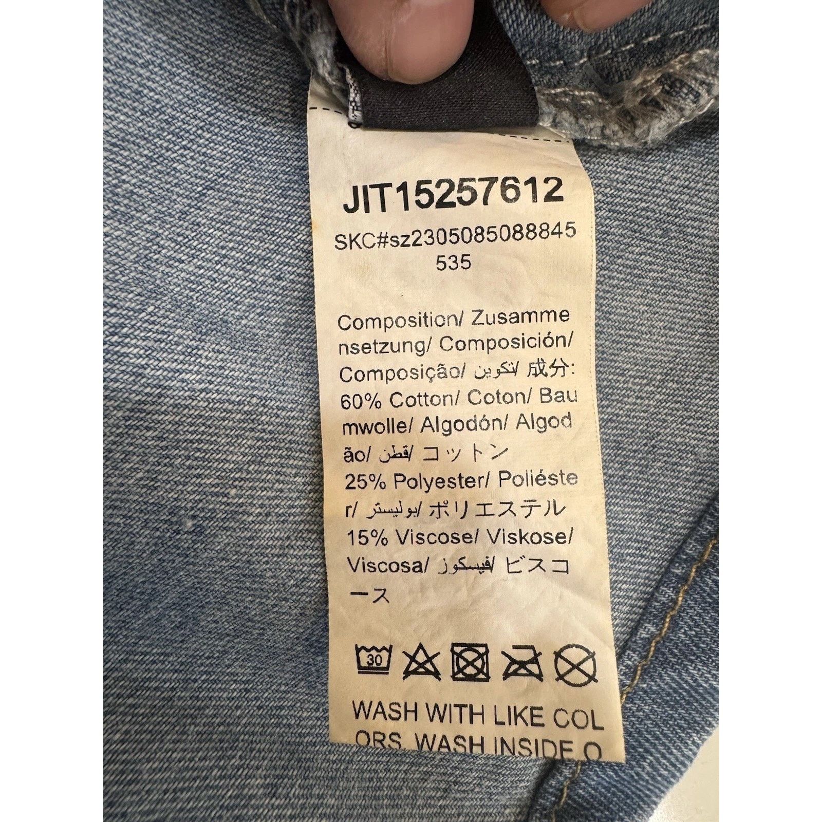 Shein SHEIN Denim Mini Dress XL Blue Button Front Bow Tie Size XL / US 12-14 / IT 48-50 - 4 Thumbnail