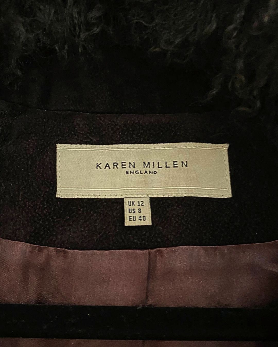 Karen Millen karen millen long сoat with lamb wool Size M / US 6-8 / IT 42-44 - 2 Thumbnail