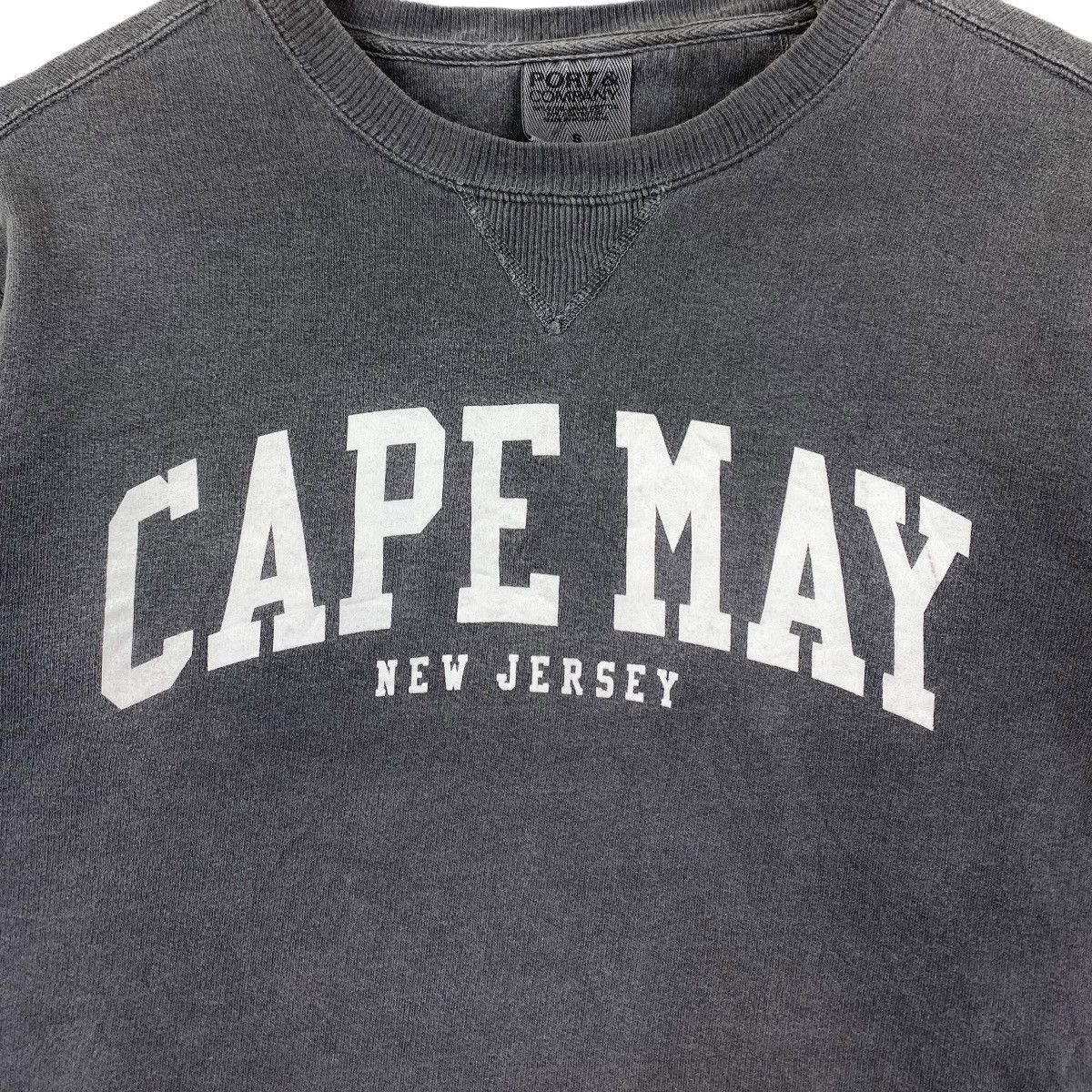 Vintage CAPE MAY New Jersey Print Design Grey Sweatshirt Size US S / EU 44-46 / 1 - 3 Thumbnail