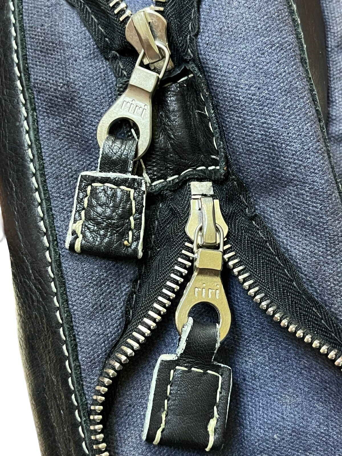 Takahiromiyashita The Soloist. NUMBER (N)INE BLACK CANVAS/LEATHER TOTE BAG Size ONE SIZE - 17 Thumbnail