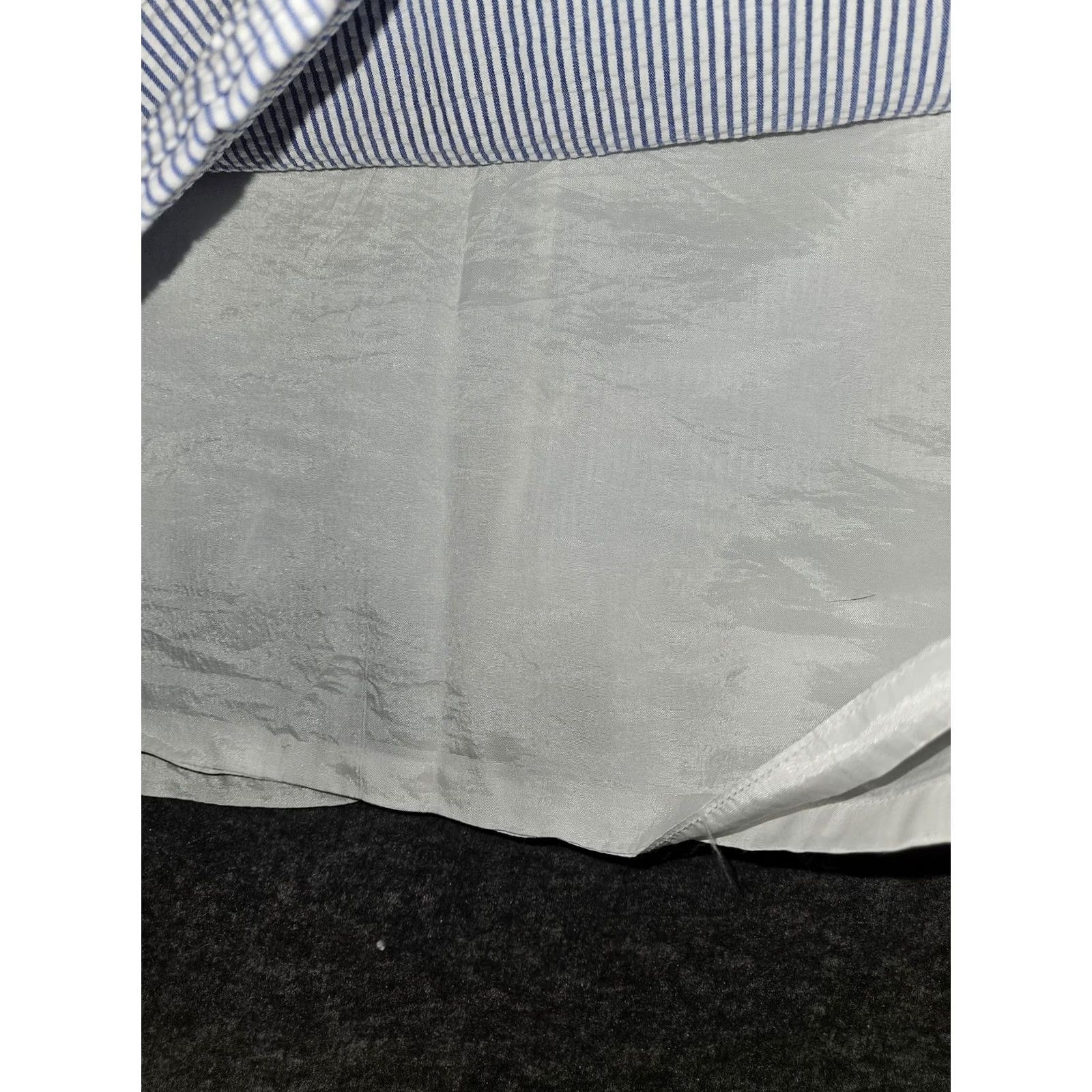 Brooks Brothers Brooks Brothers Skirt Womens 16 Blue Striped Knee Length Lined Pencil Seersucker Size 38" / US 16 / IT 52 - 6 Thumbnail