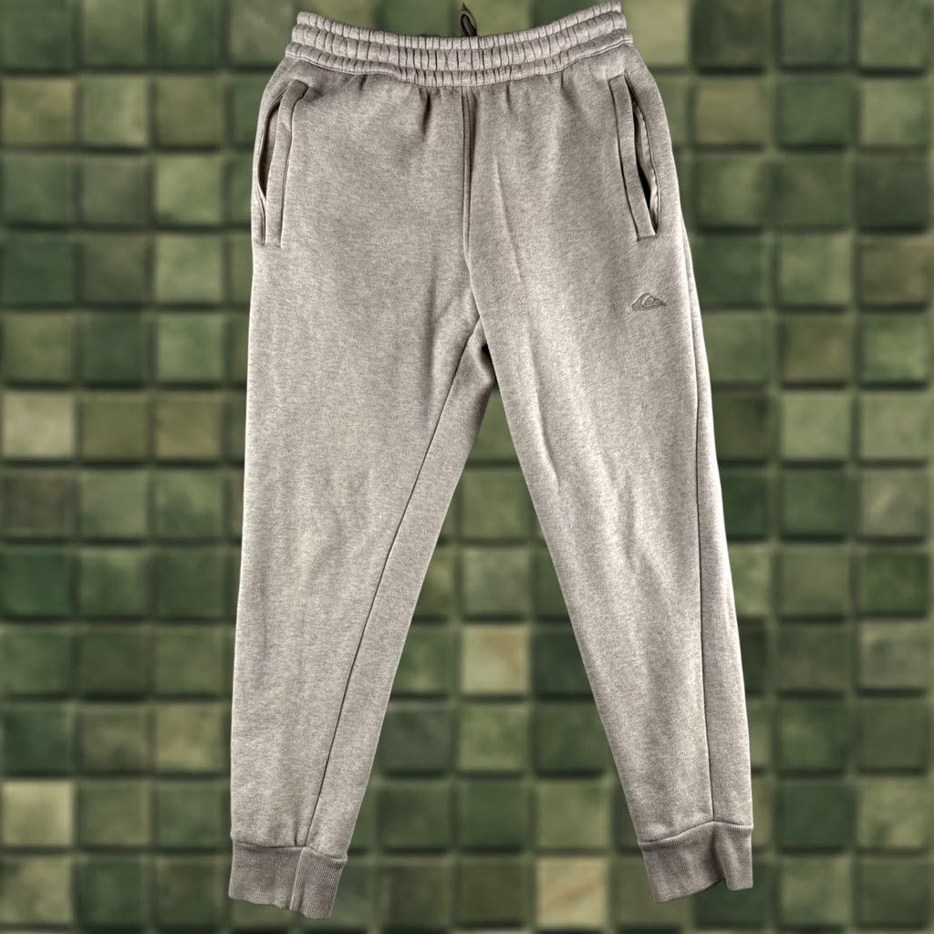 Quiksilver Quiksilver Fleece Jogger Sweatpants Tan Beige Tapered Mens Size S Size US 29 - 1 Thumbnail