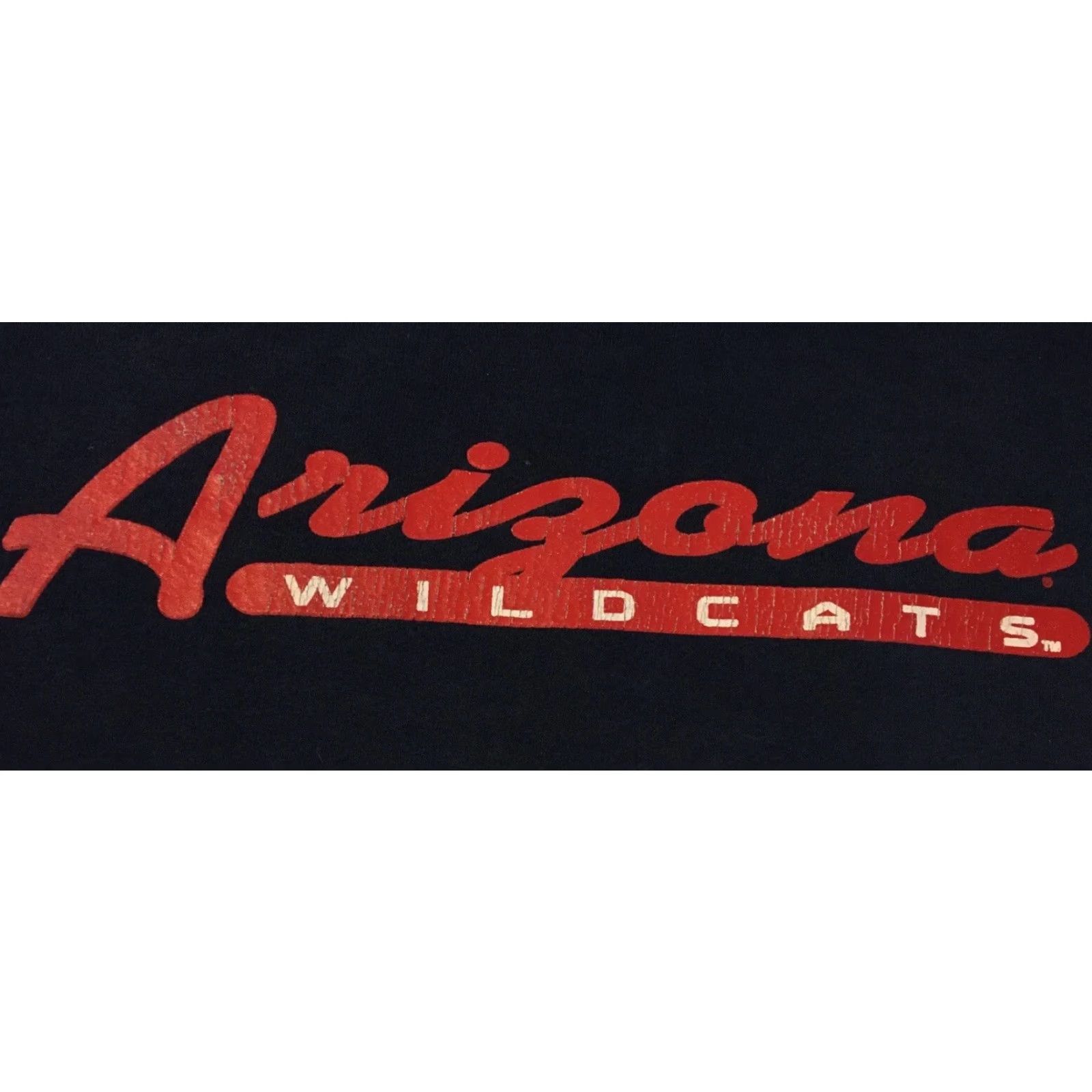 Russell Athletic VINTAGE Russell Arizona Wildcats Sweatshirt Hoodie XL Blue College University 90s Faded Distressed Spellout Men Size US XL / EU 56 / 4 - 3 Thumbnail