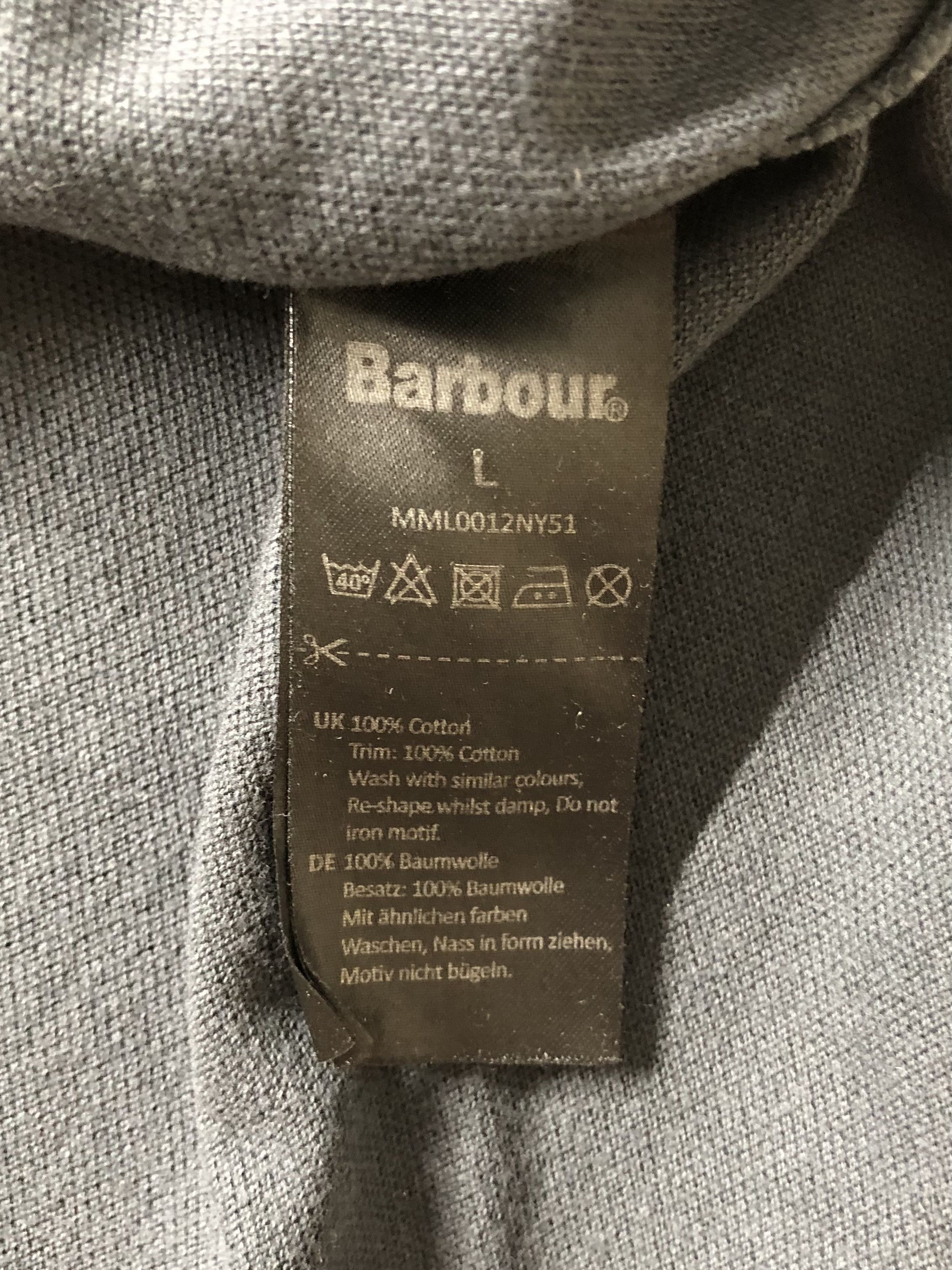 Barbour Barbour Vintage Polo Short Sleeve T-Shirts Size US L / EU 52-54 / 3 - 6 Thumbnail