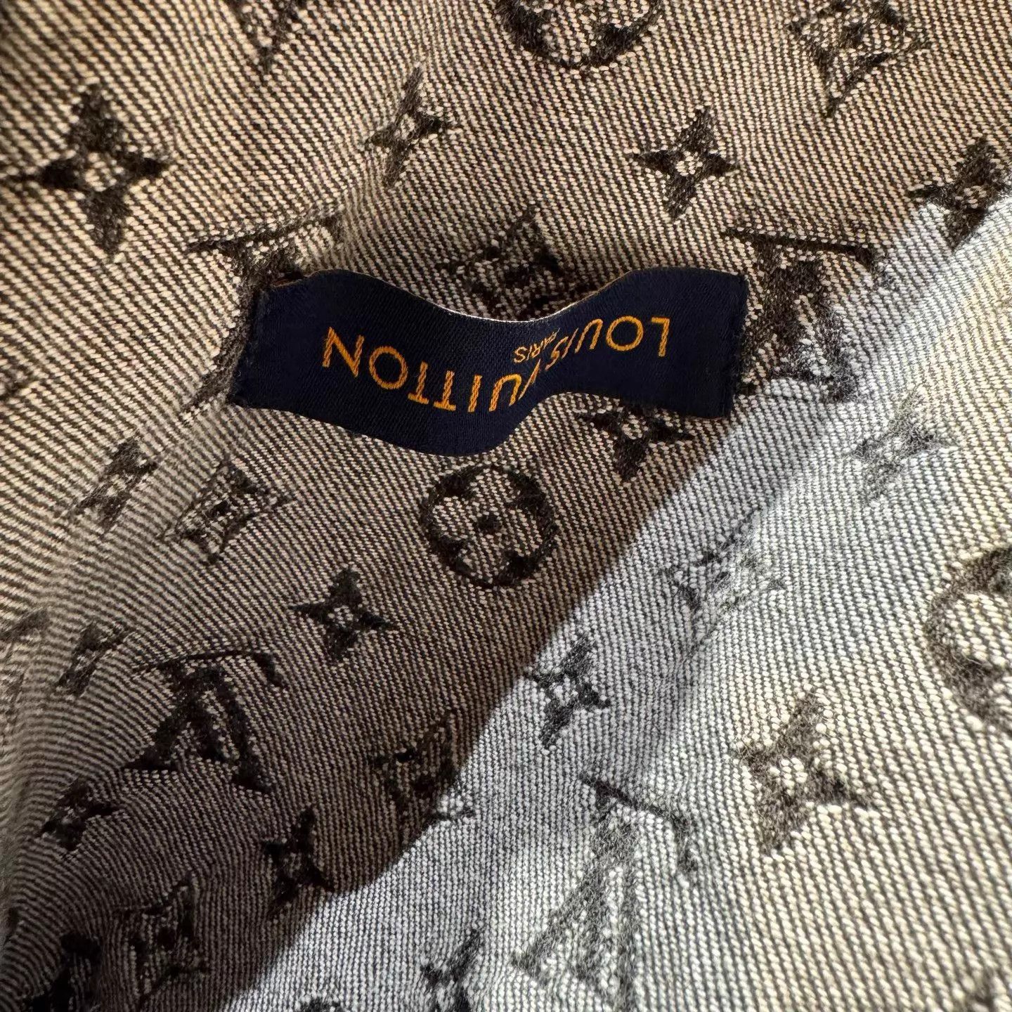 Louis Vuitton Louis Vuitton x Nigo Black Denim Jacket 48 (New) Size US M / EU 48-50 / 2 - 3 Thumbnail